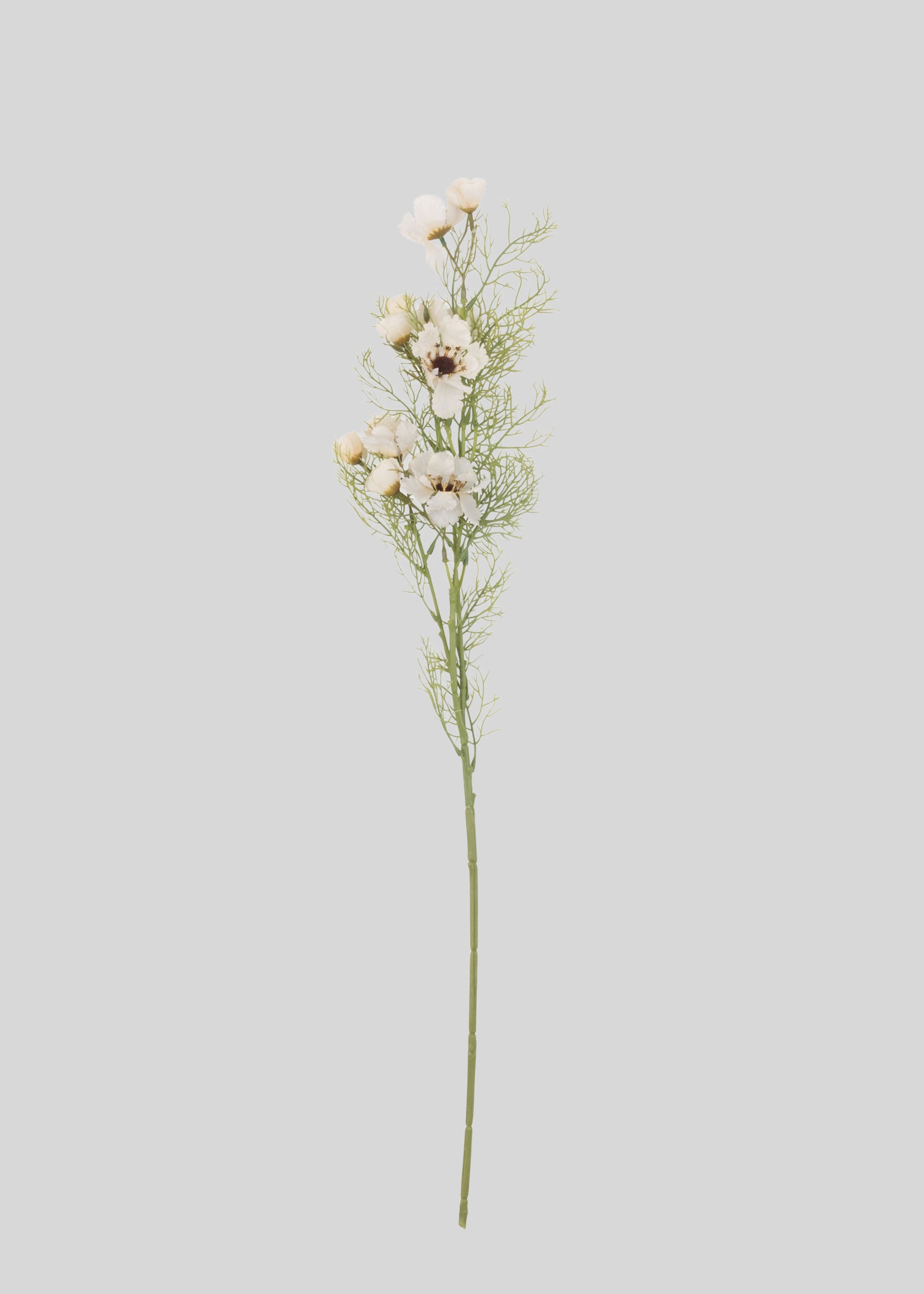 Artificial Cosmos Flower Branch in Cream