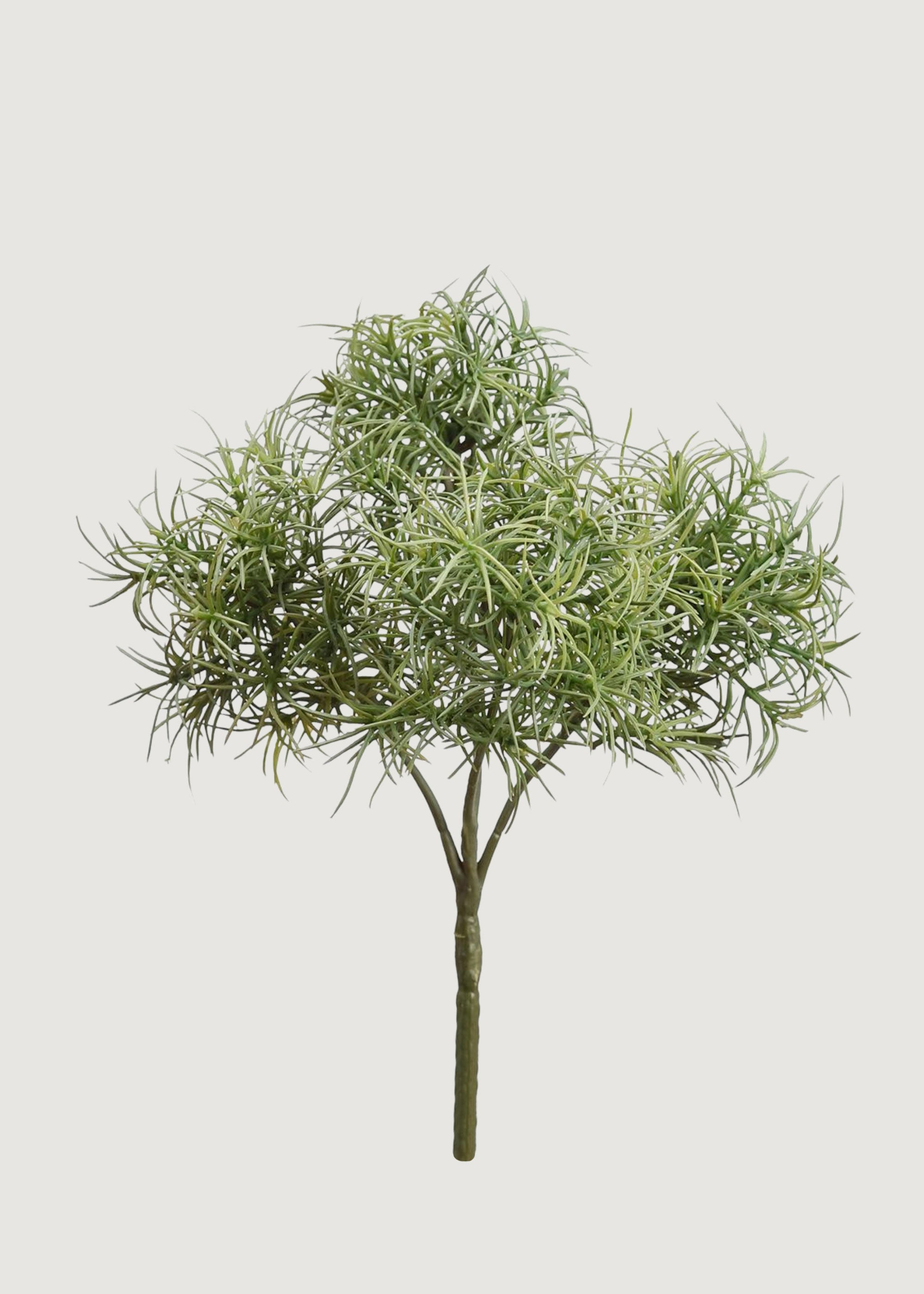 Artificial moss grass greenery pick with lifelike moss texture