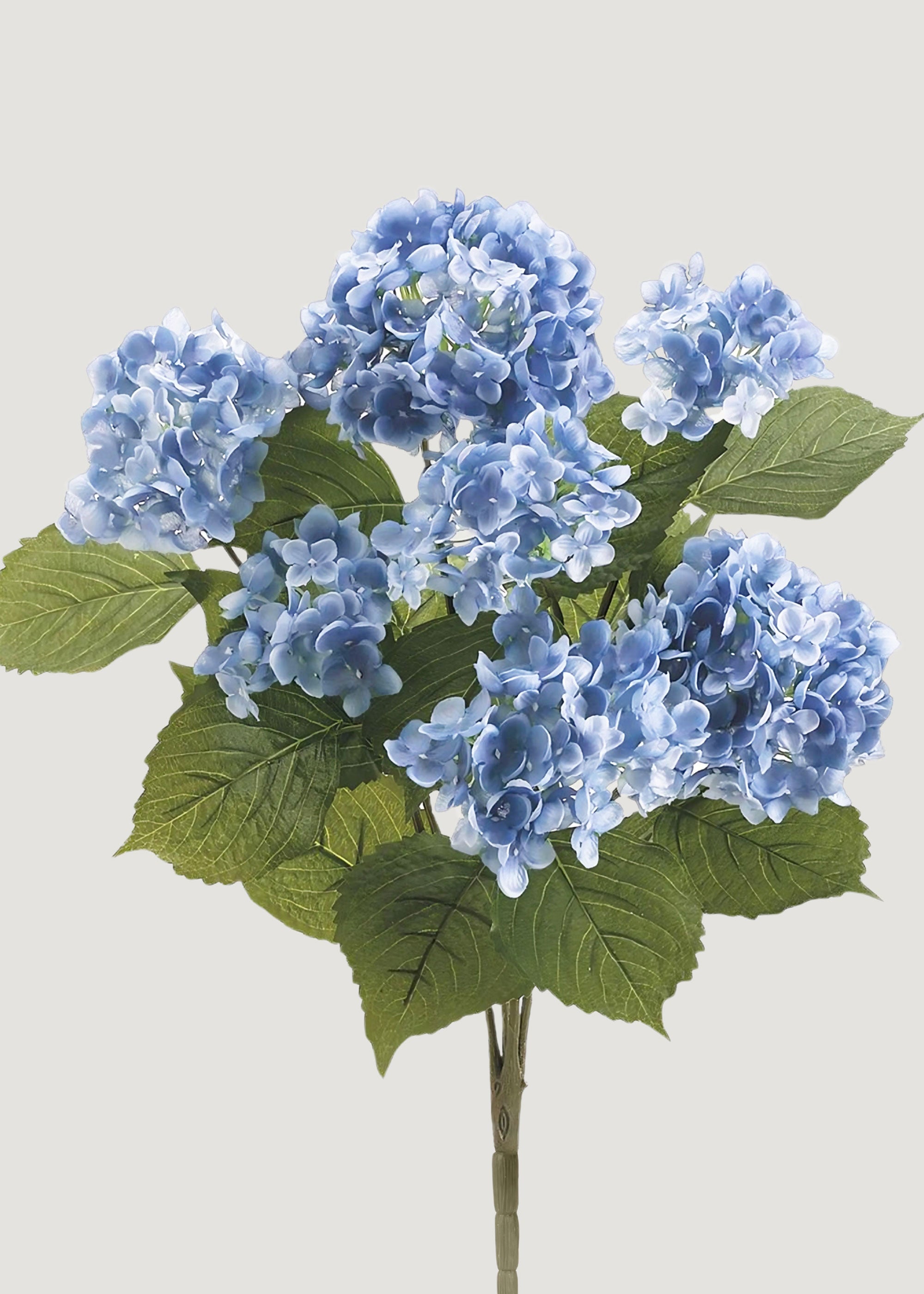 Luxe Fake Flowers at Afloral Blue Hydrangea Bush