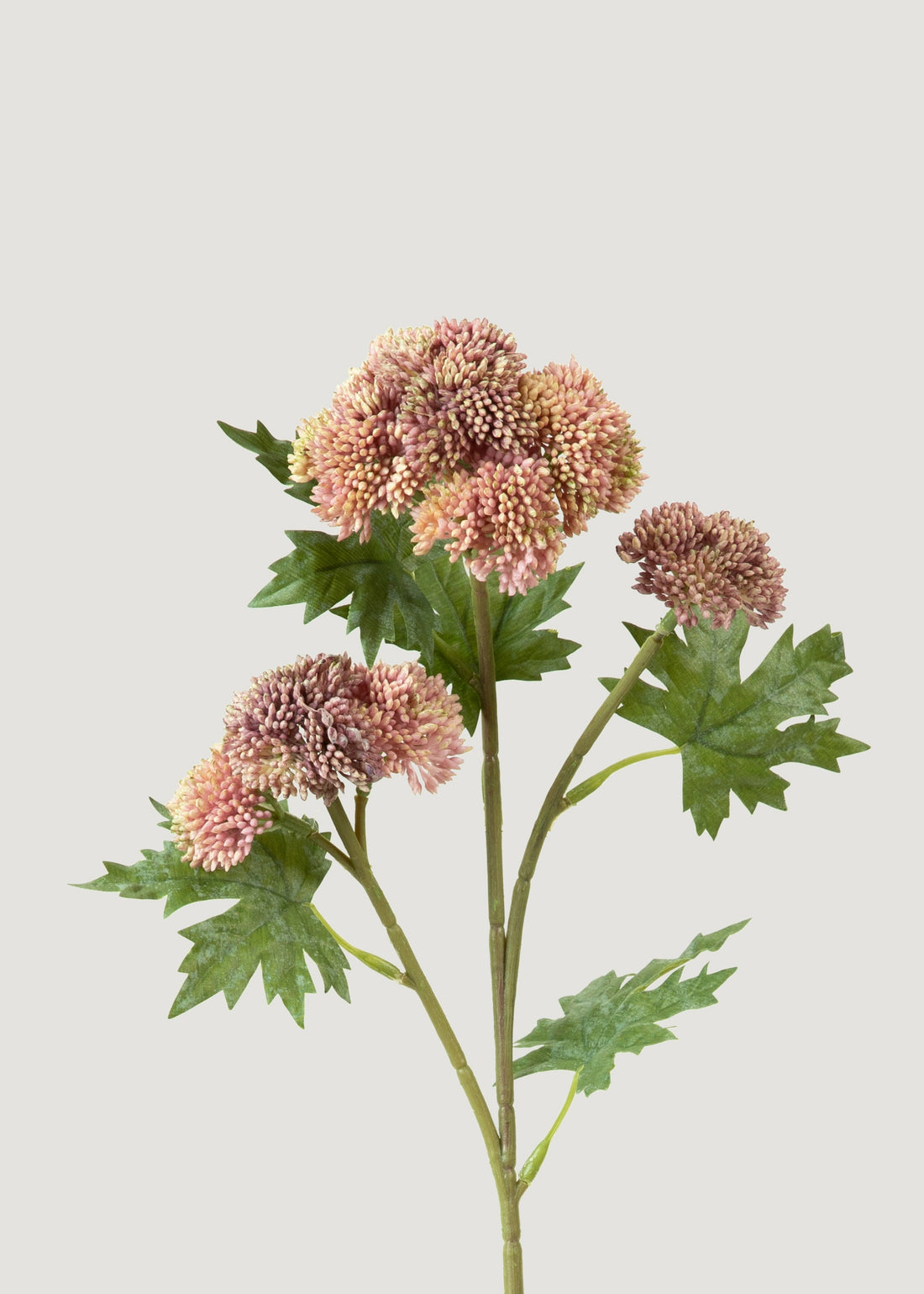 Real Touch Pink Sedum Branch