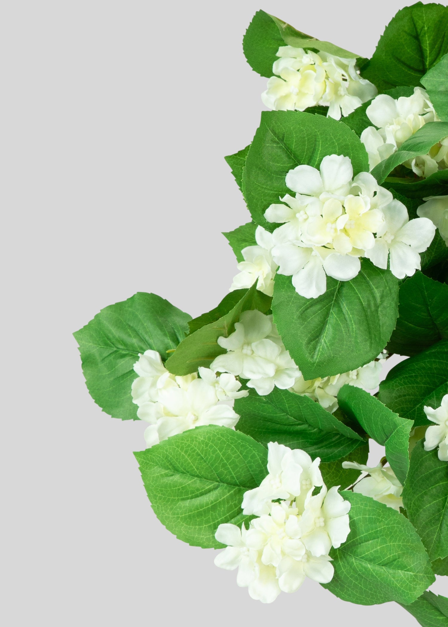 Fake White Outdoor Hydrangeas