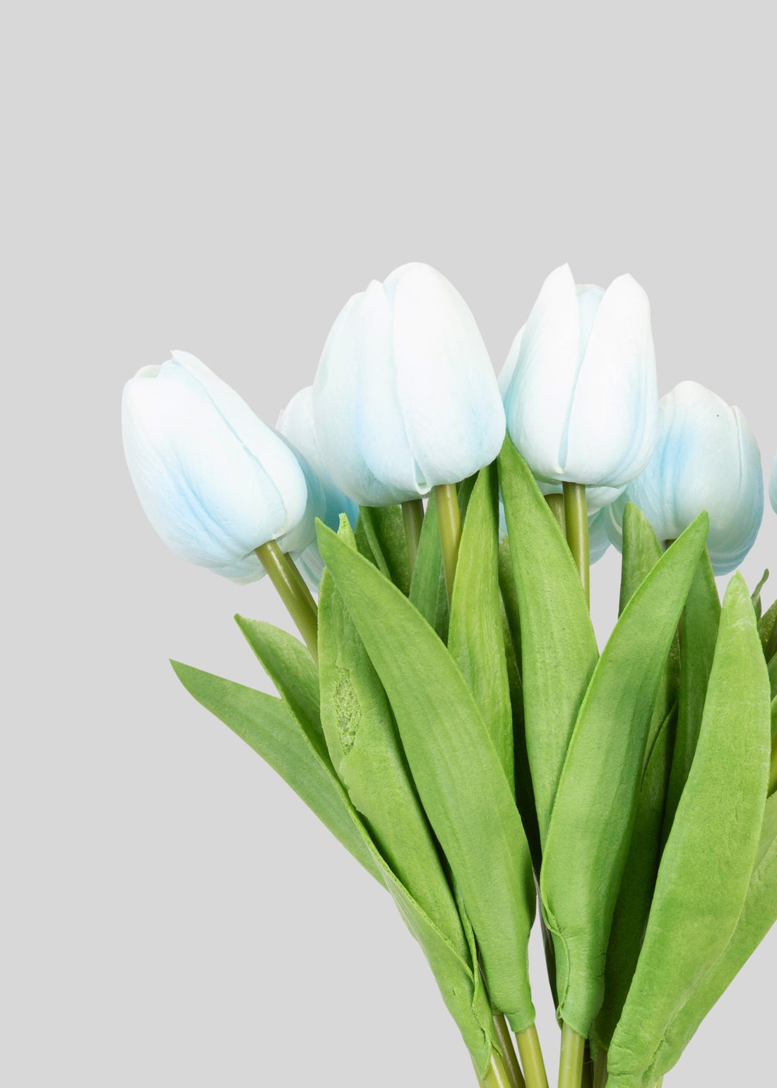 Light Blue Real Touch Tulips