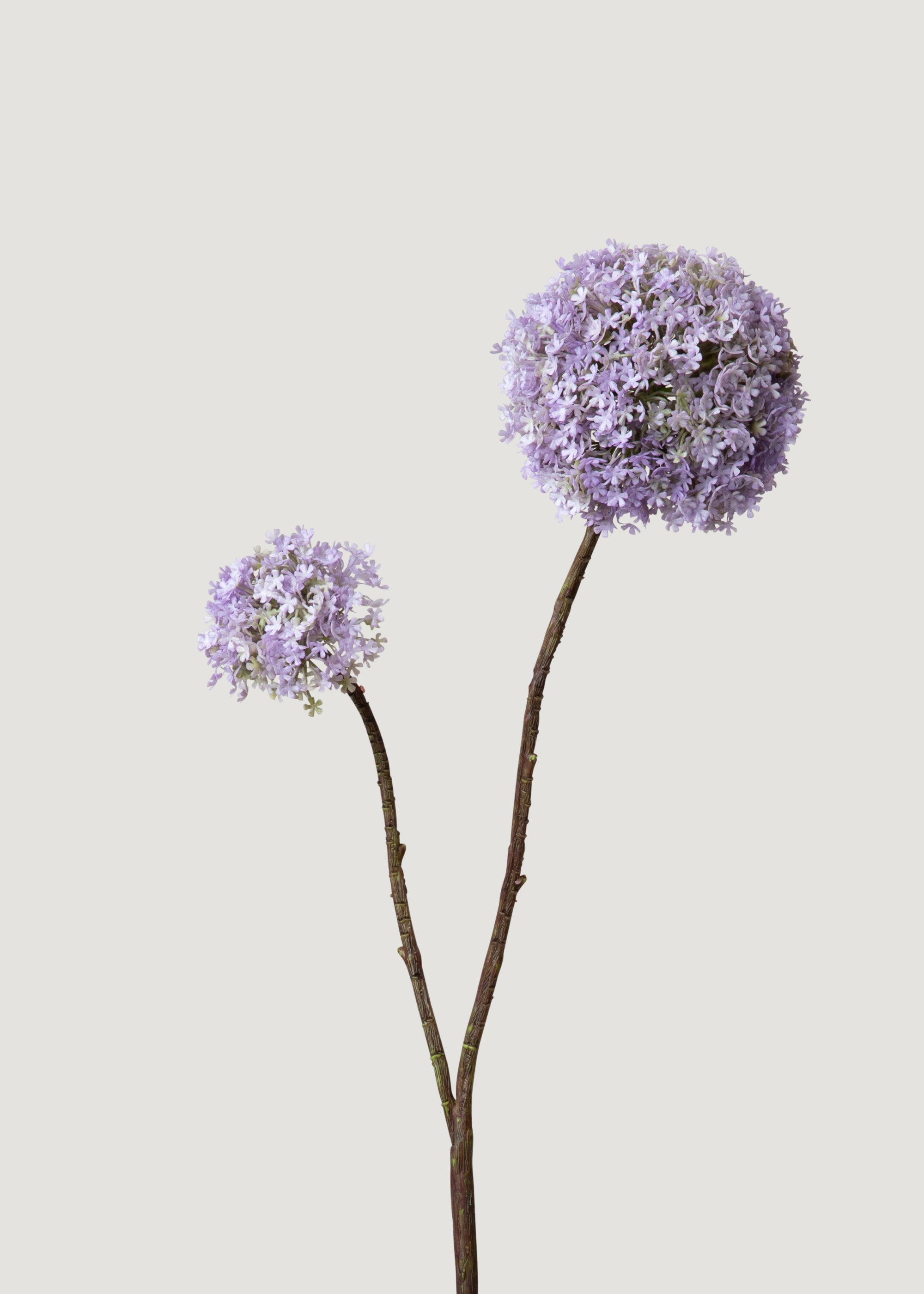 Artificial Snowball Flower in Purple