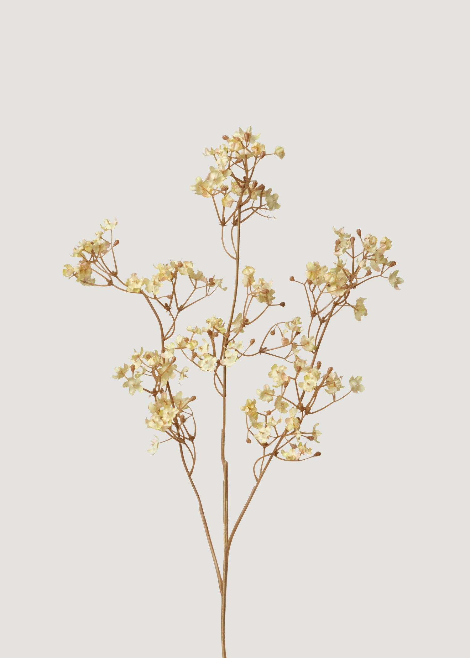 Cream Artificial Gypsophila Wildflower Branch