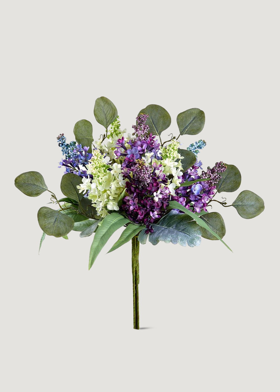 Artificial Lilac and Eucalyptus Bouquet