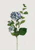 Antique Blue Faux Hydrangea Stem