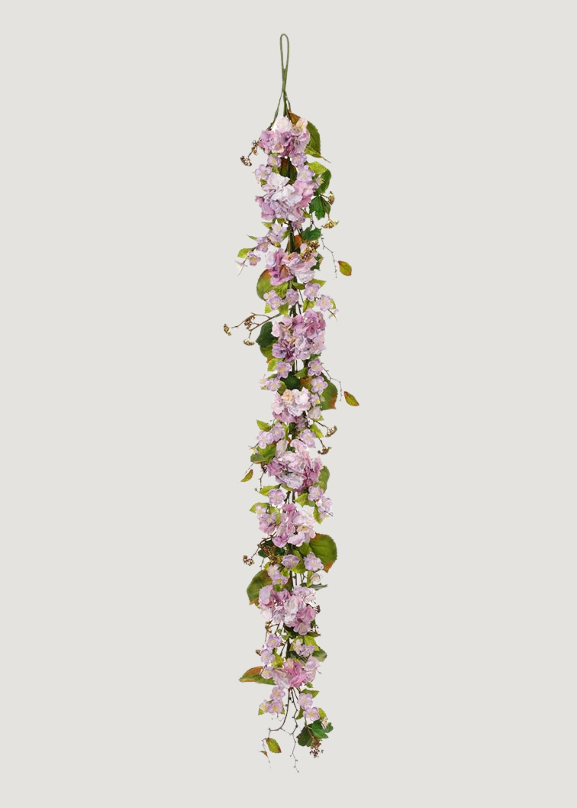 Lavender Fake Blooming Hydrangea Flower Garland