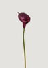 Plum Purple Artificial Calla Lily Flower
