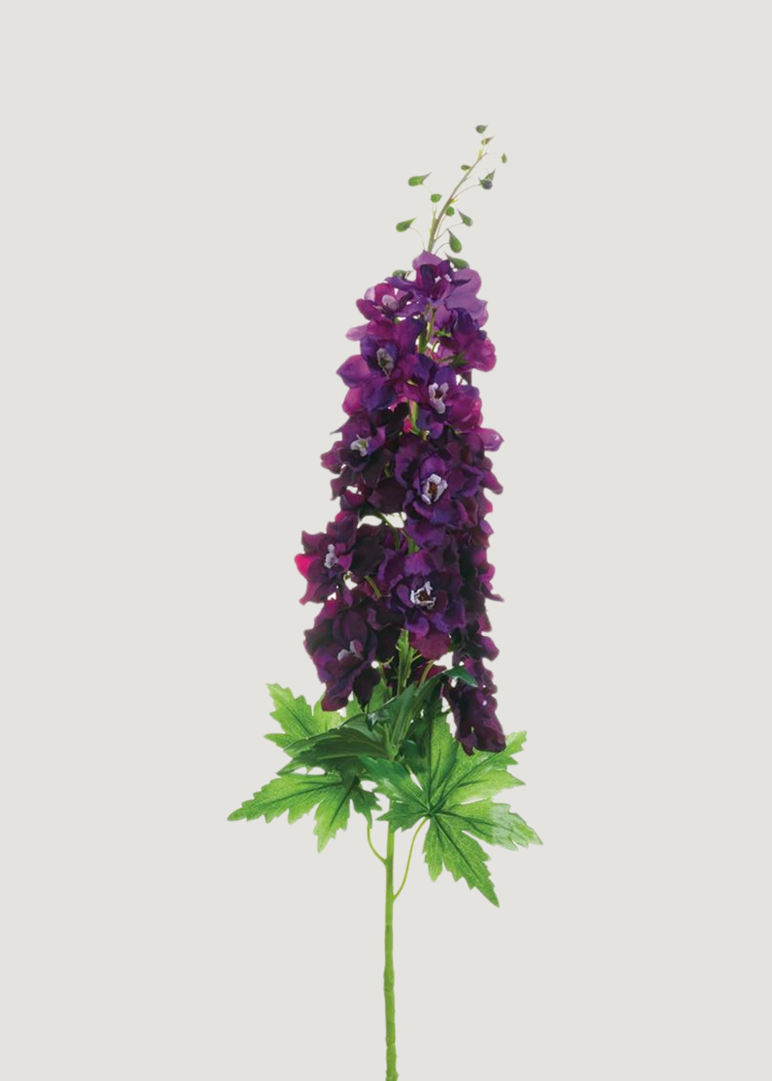 Fake Delphinium Wildflower in Deep Purple