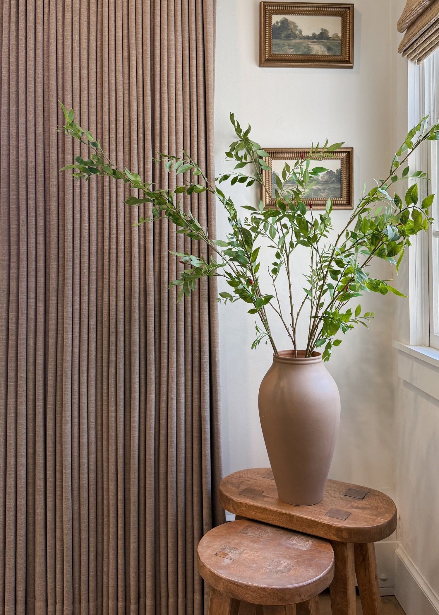 Faux Broadleaf Branch