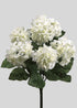 Premium Artificial Flowers Cream White Hydrangea Bush at Afloral