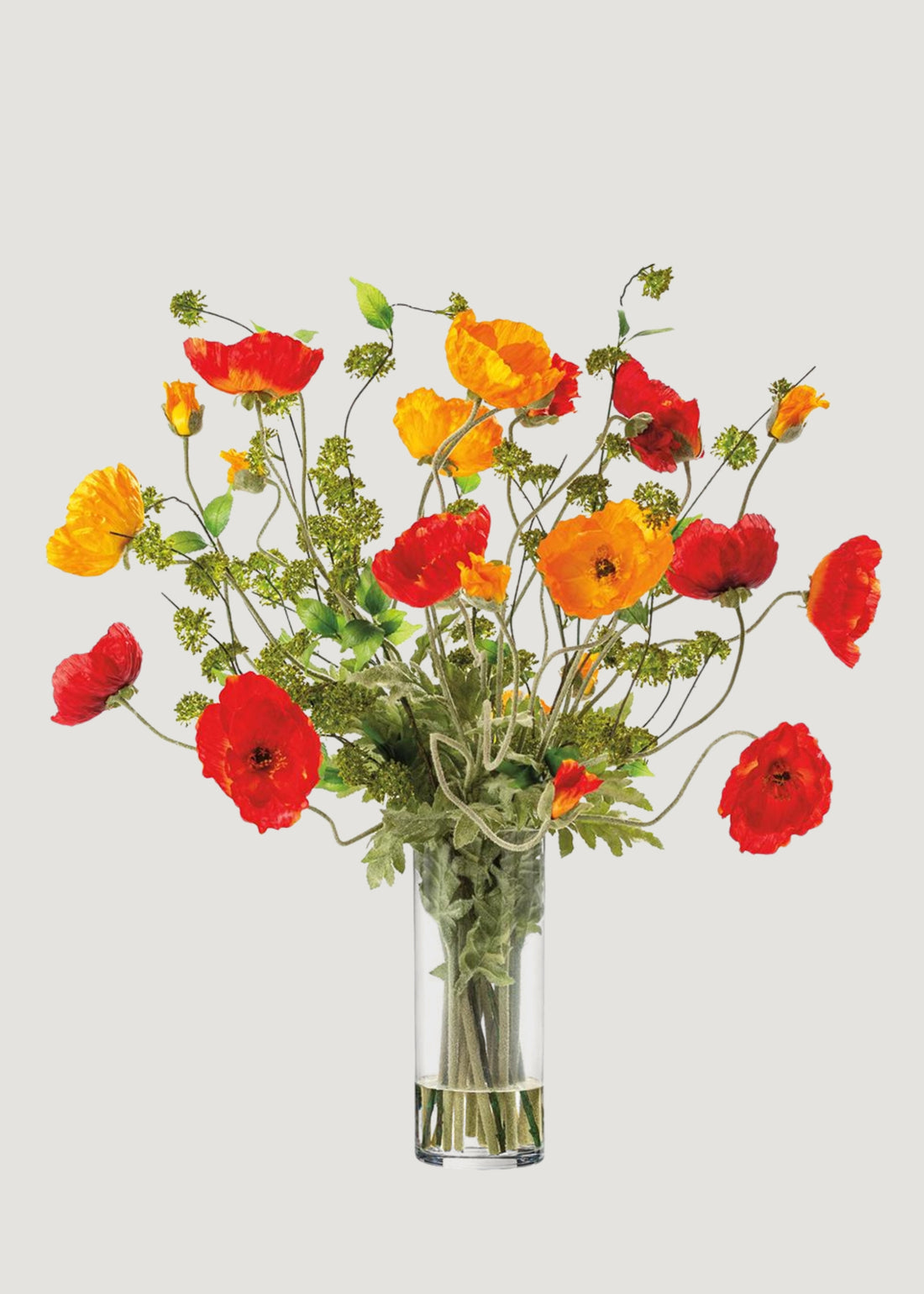 Artificial Poppy Arrangement