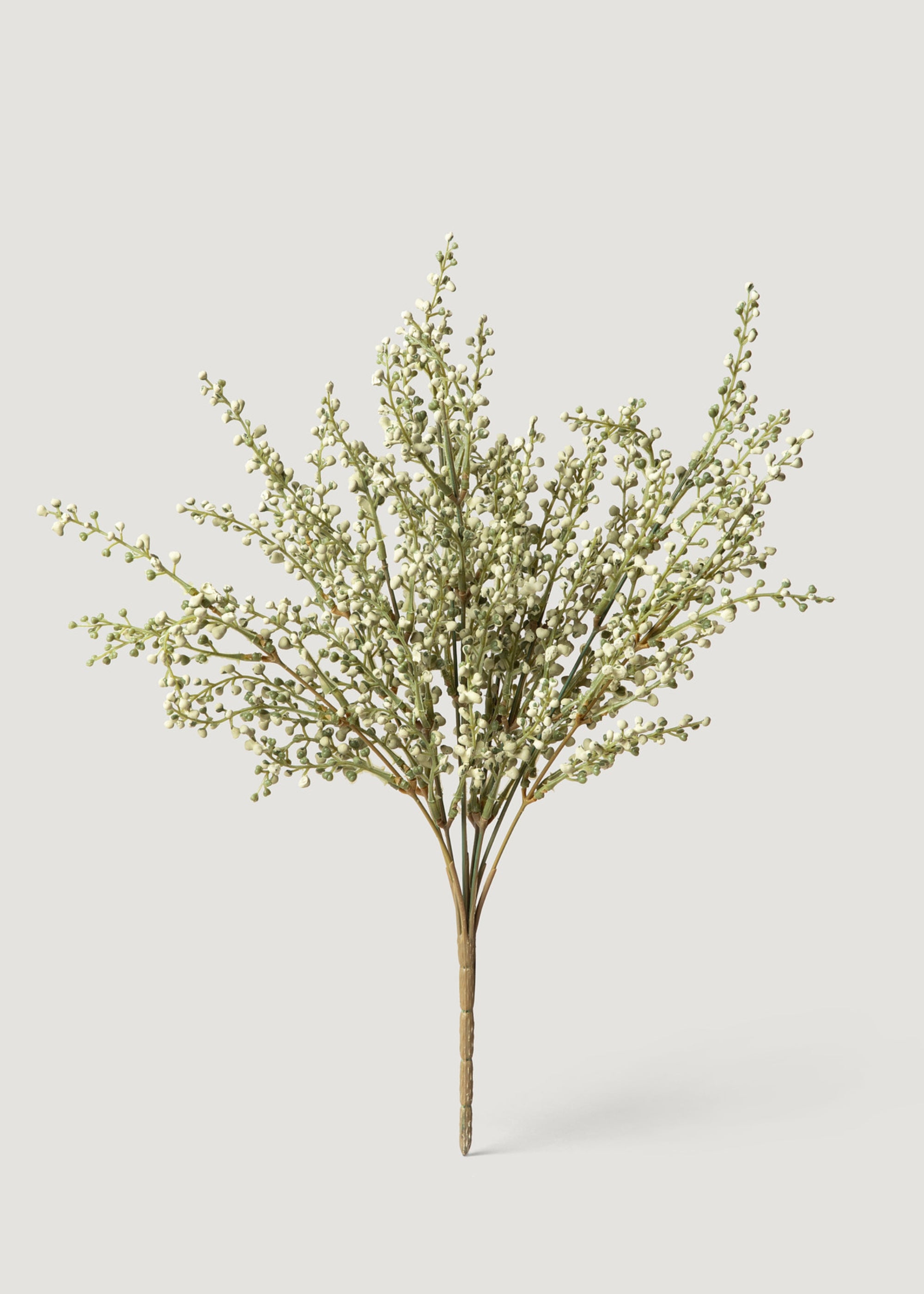 Artificial Heather Budding Foliage Bush in Sage