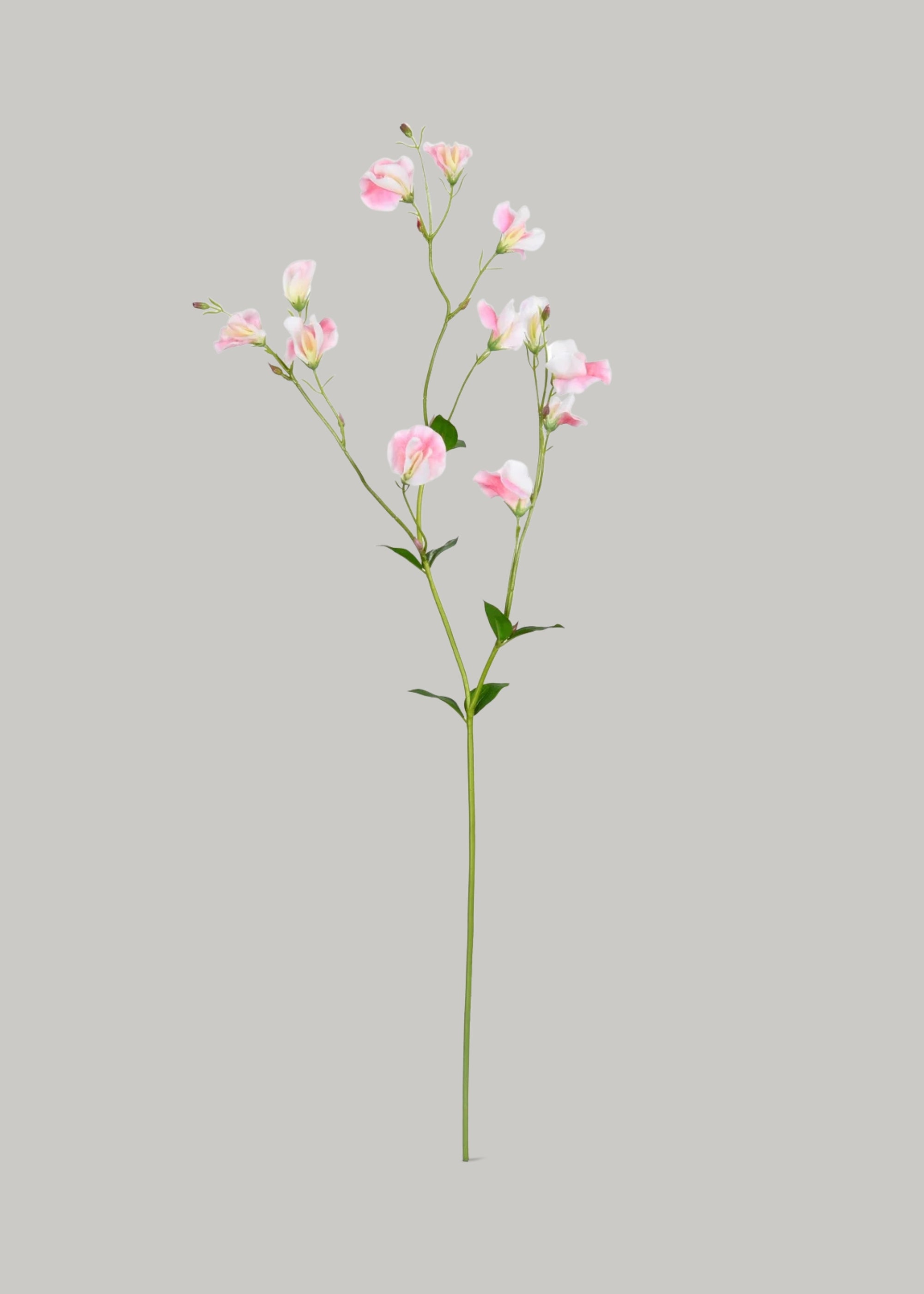 Pink and White Faux Sweet Pea Wildflowers