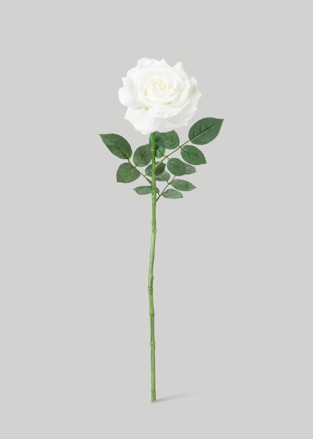 White Diana Rose Faux Flower