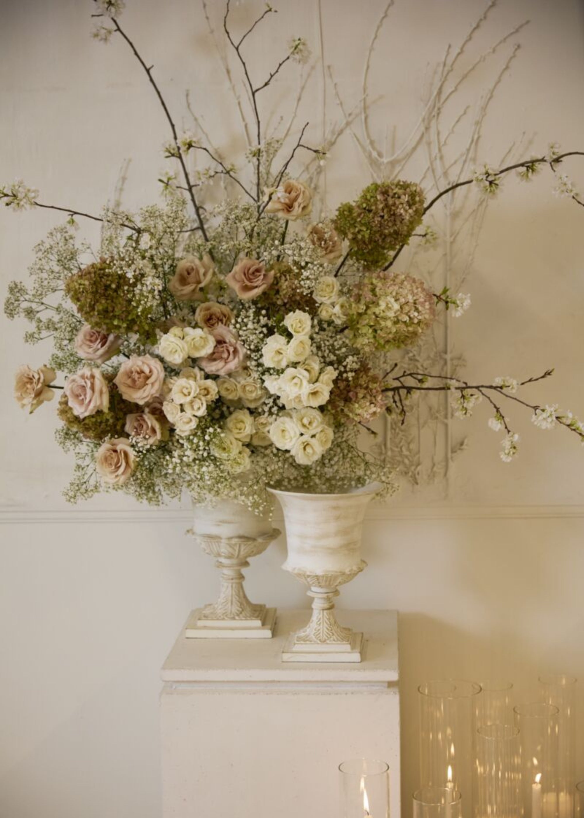 Distressed Metal Urn