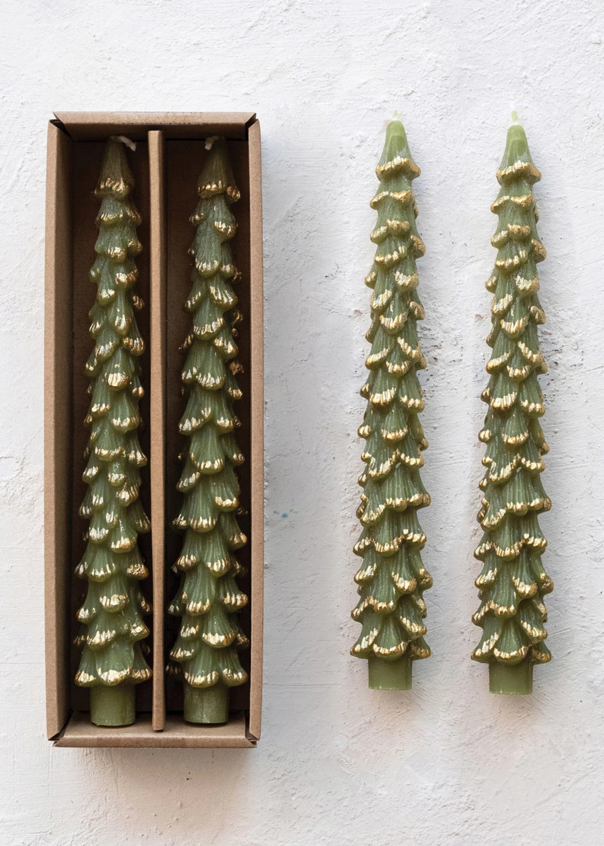 Holiday Tree Taper Candles