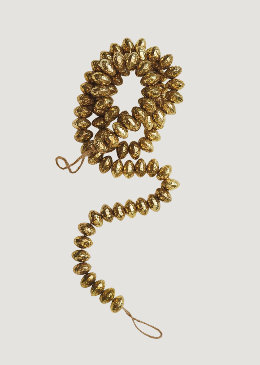 Gold Brass Metal Bead Garland
