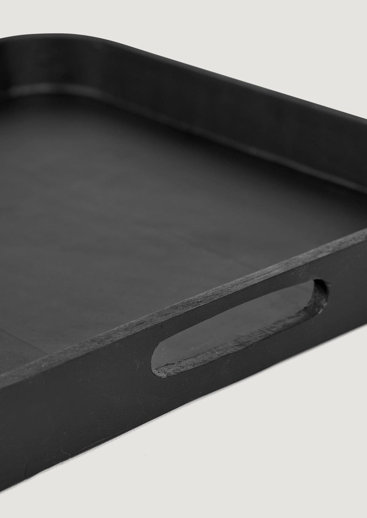 Afloral Table Accents Dark Mango Wood Square Tray