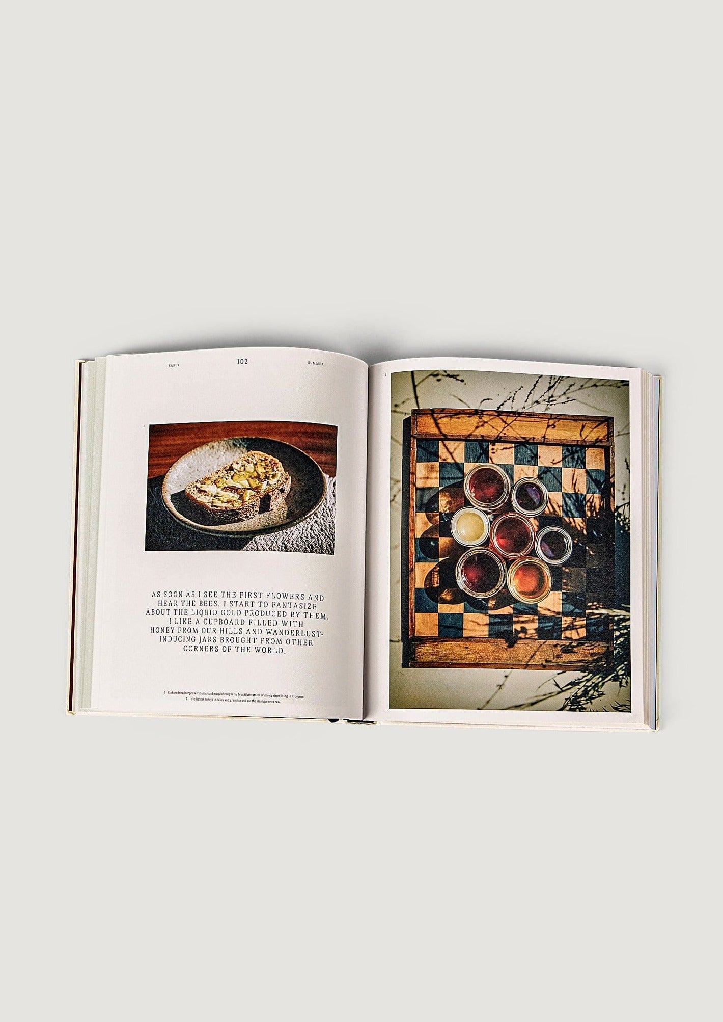 Recipe Cookbook A Spoonful Of Sun in Open Page View at Afloral