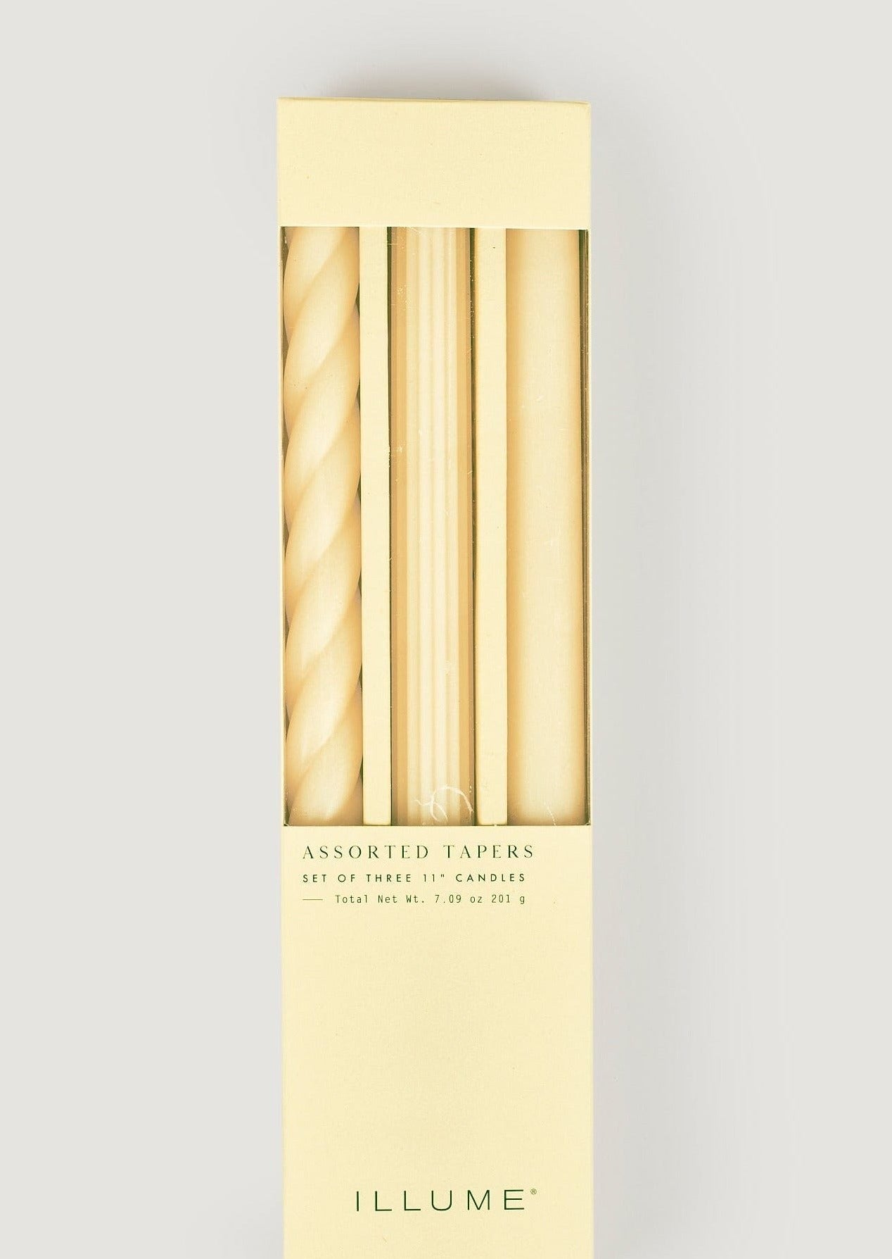 Afloral Home Accents Box of Cream Taper Candles