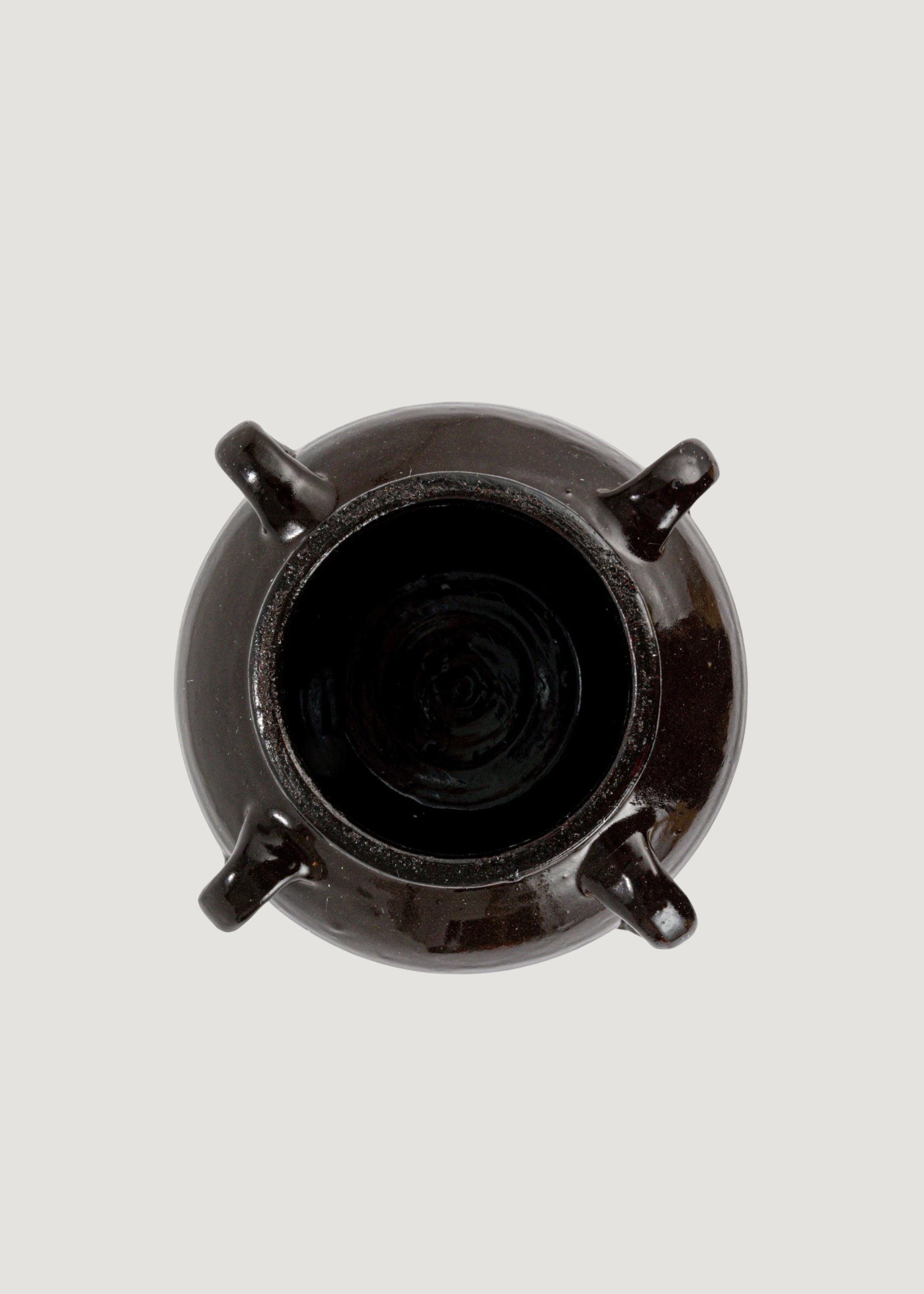 Opening of Round Clay Vase