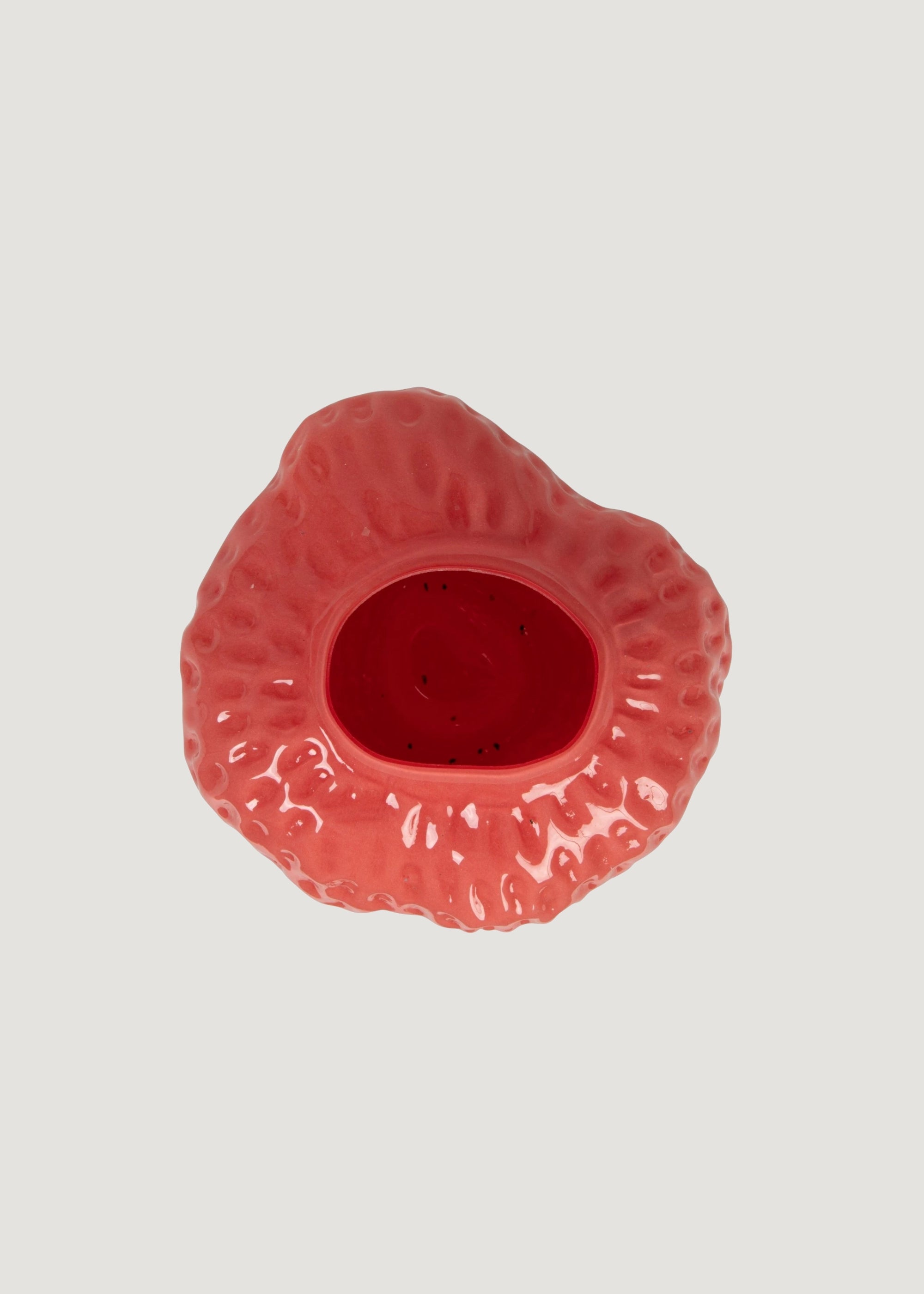 Opening of Pink Glass Strawberry Vase