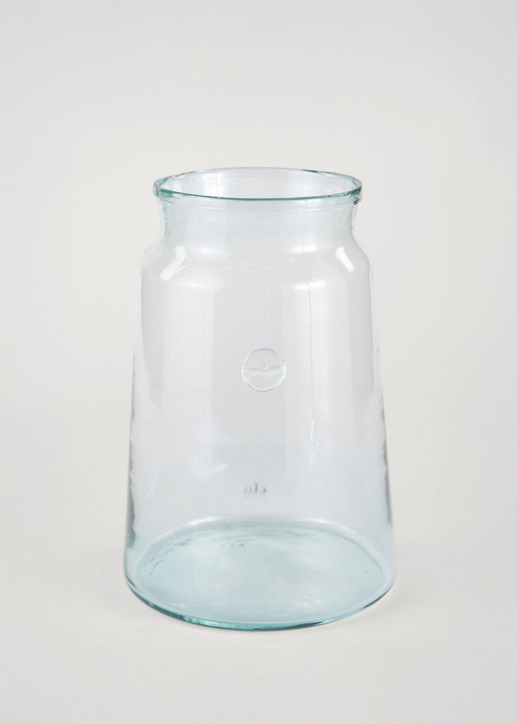 Glass Vases Large French Mason Jar Vase at afloral