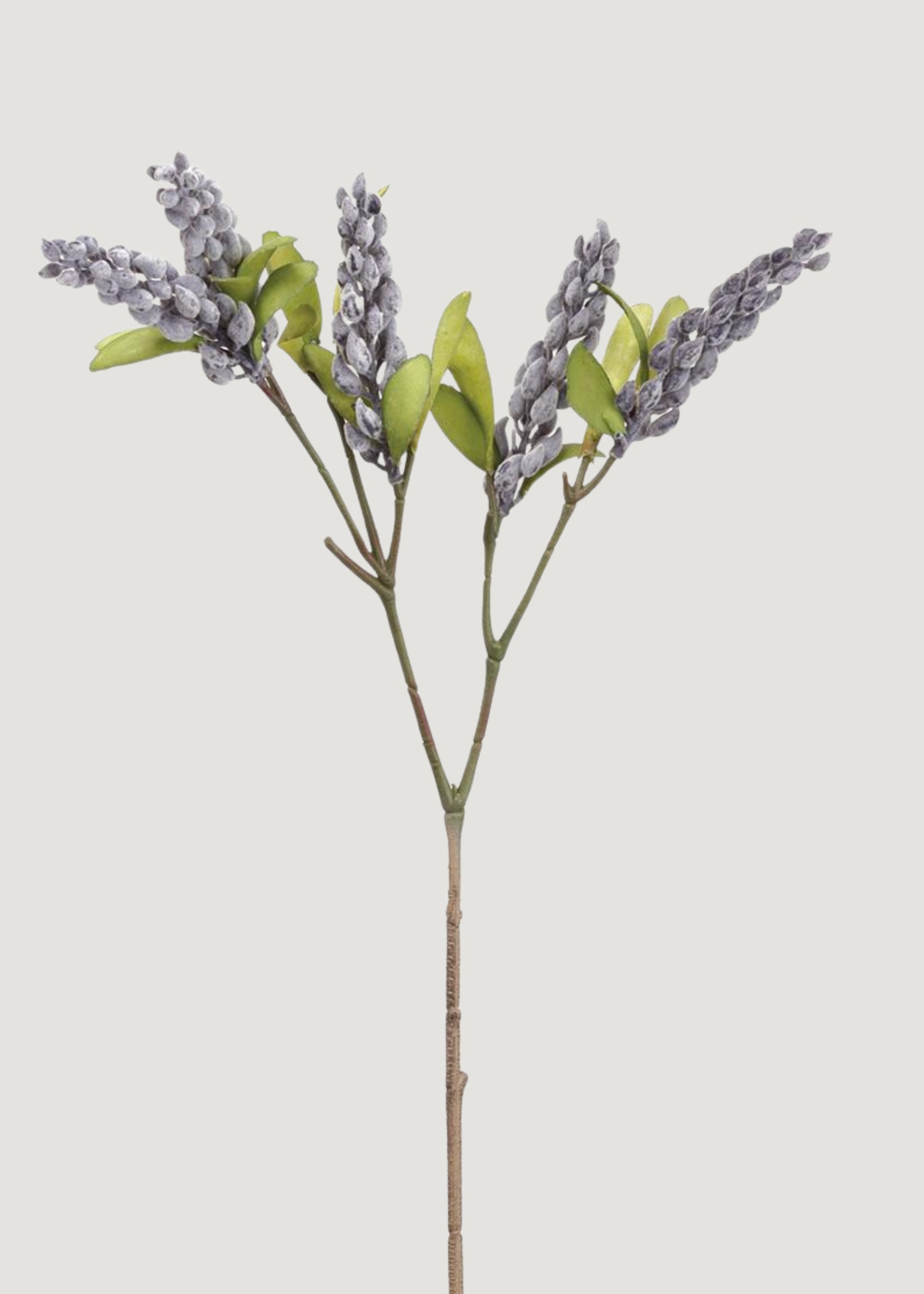 Artificial Berry Cluster Branch in Blue Grey