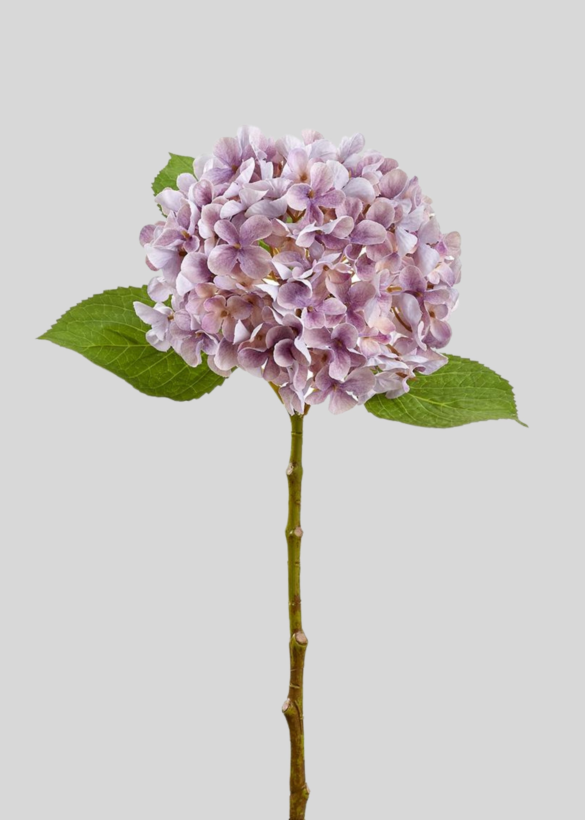 Faux Lavender Hydrangea Stem