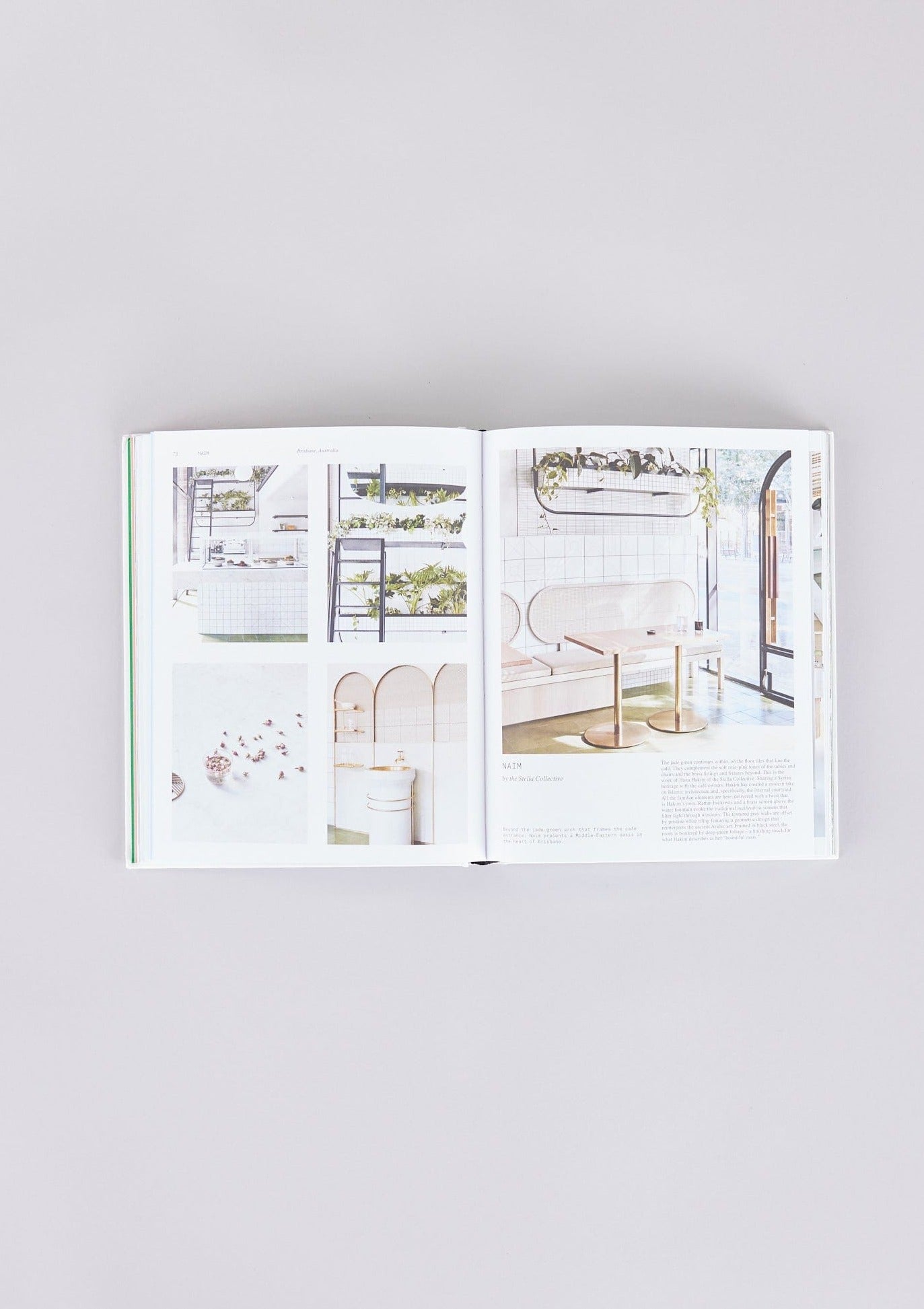 Open Page View of Delicious Places Coffee Table Book