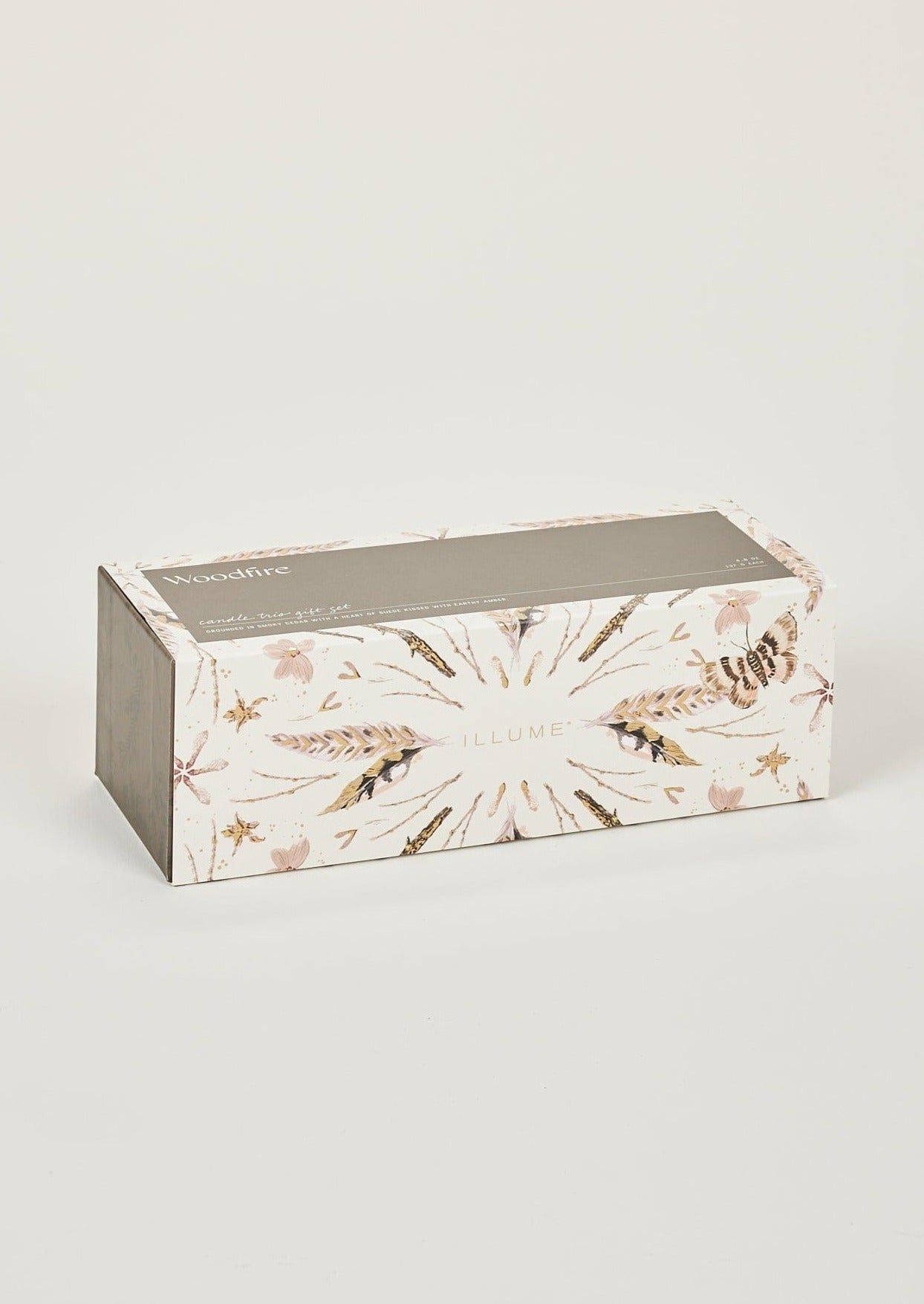 Gift Box Set of Woodfire Scented Candles at Afloral