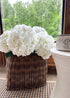 Grand White Faux Hydrangea Stems