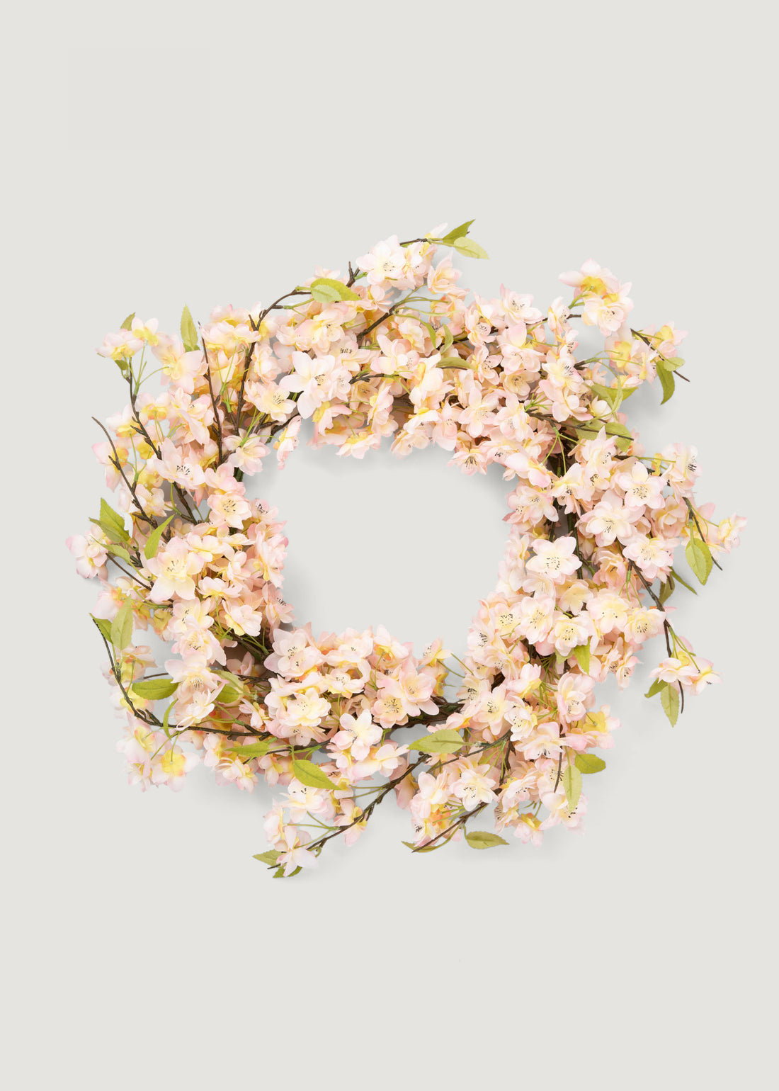 Pink Cherry Blossom Flower Wreath