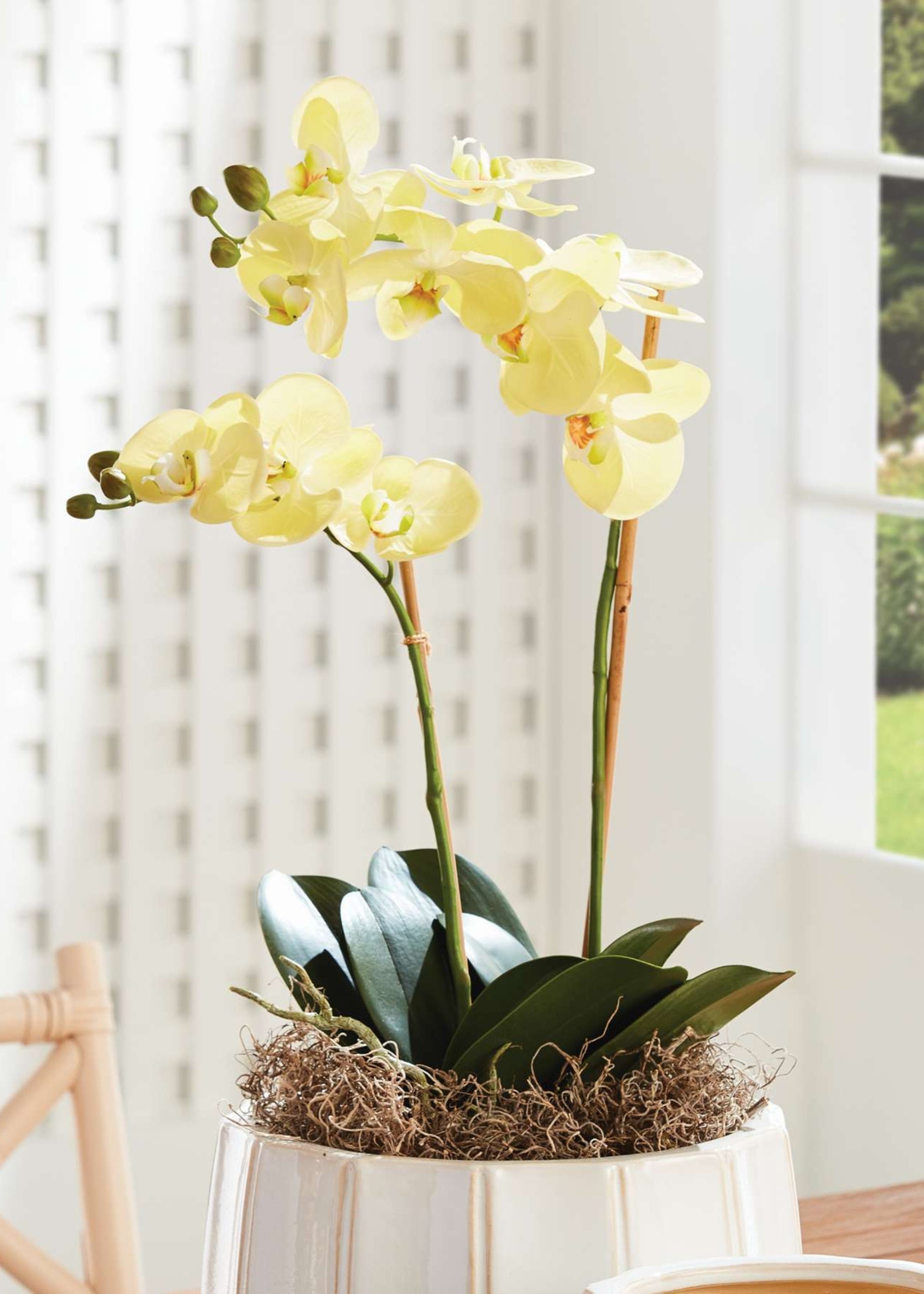 Artificial Yellow Orchid