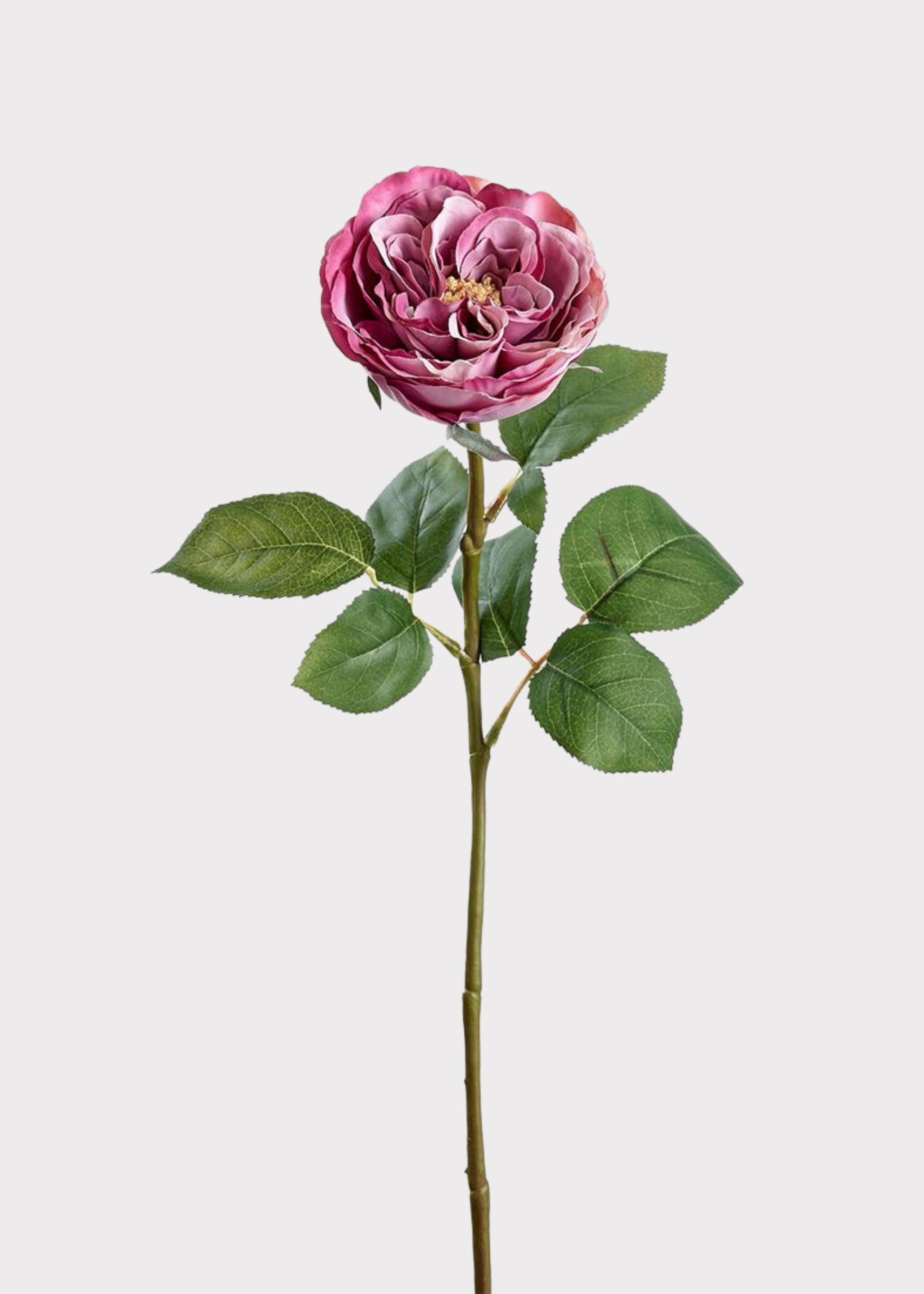 Fake Flower Rose in Pink Fuchsia - 26