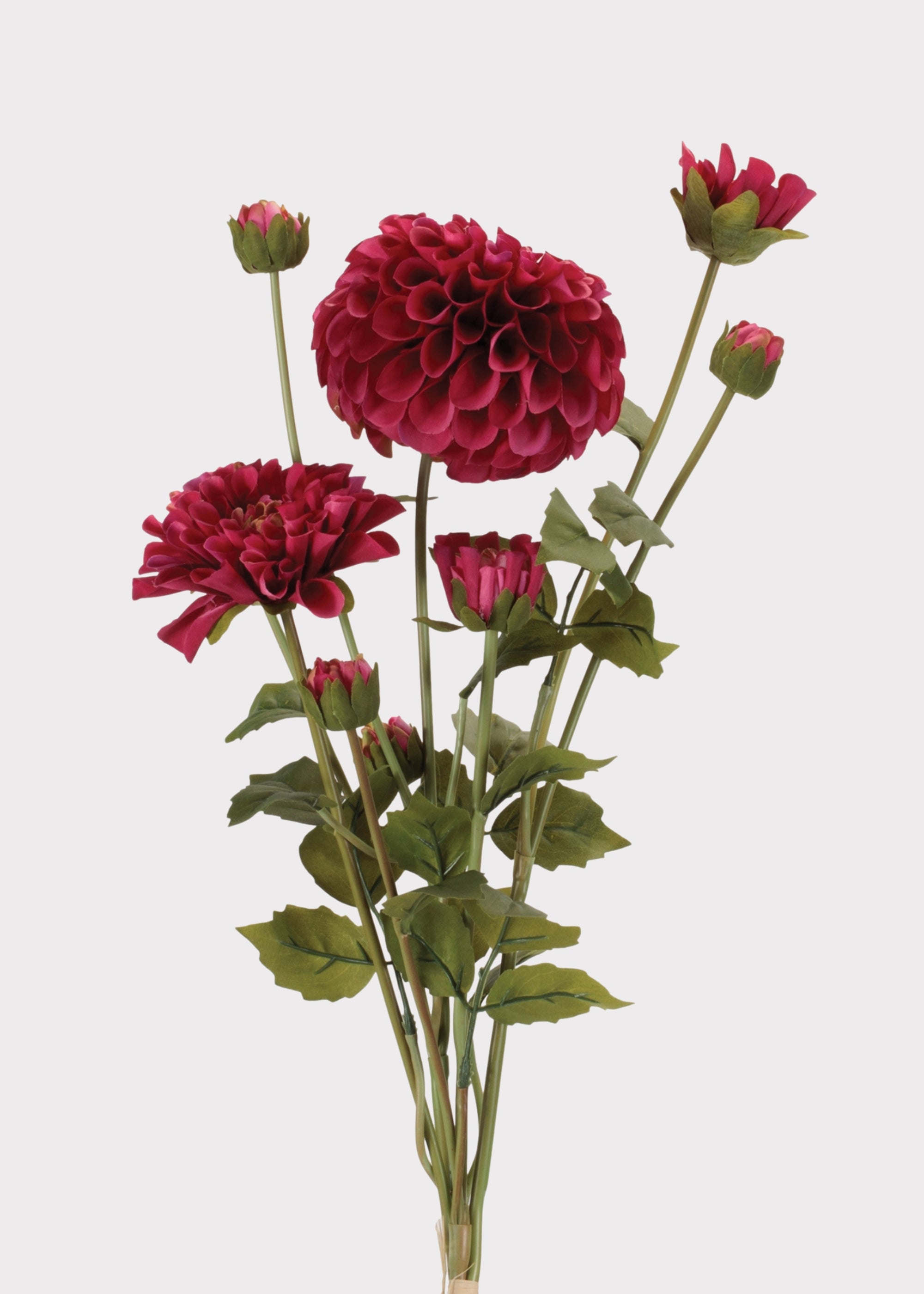 Deep Fuchsia Pink Zinnia Bundle | Colorful Fake Flowers at Afloral