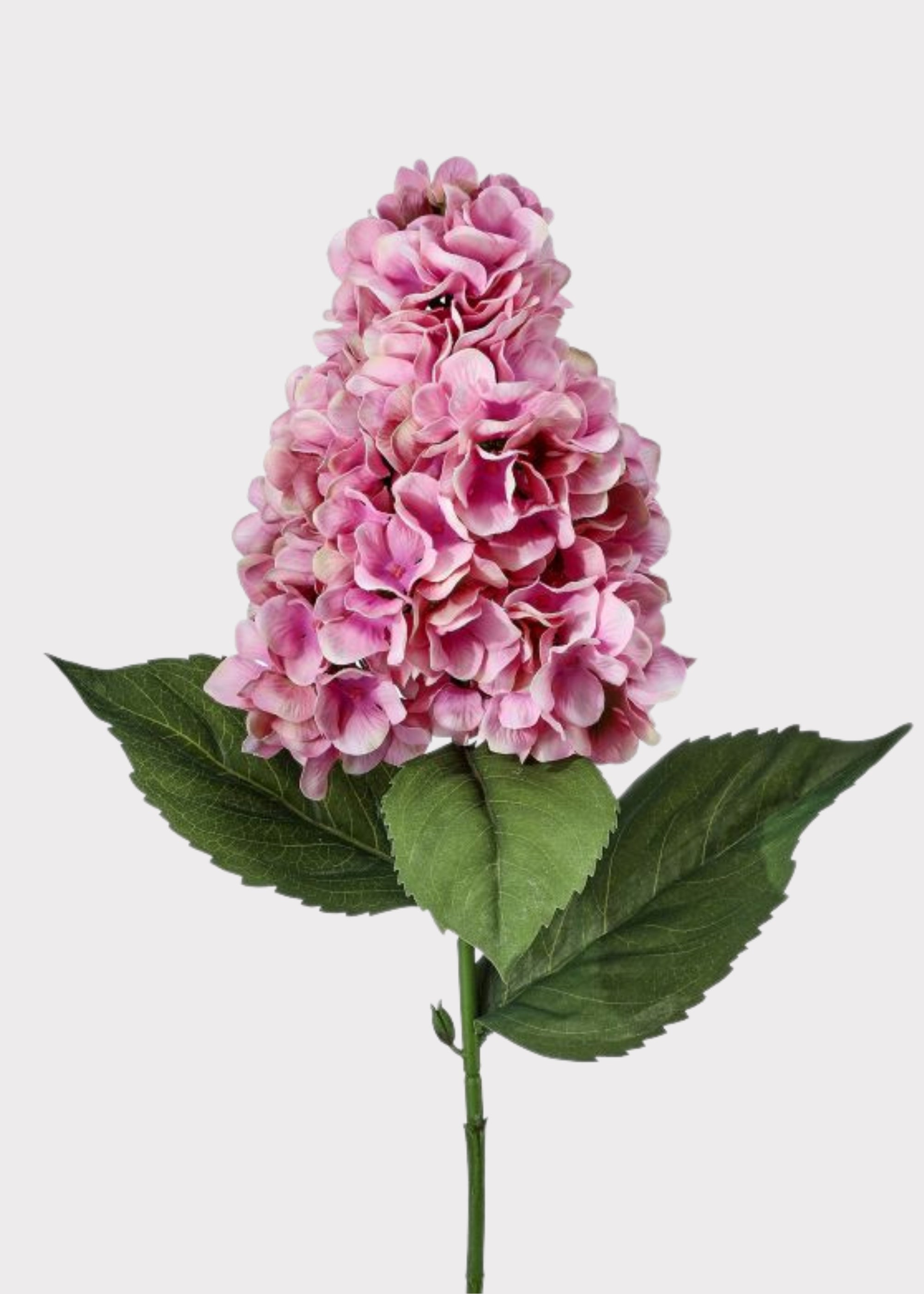 UV Protected Hydrangea Stem in Pink | Fake Outdoor Flowers | Afloral