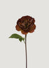 Faux Fall Brown Peony