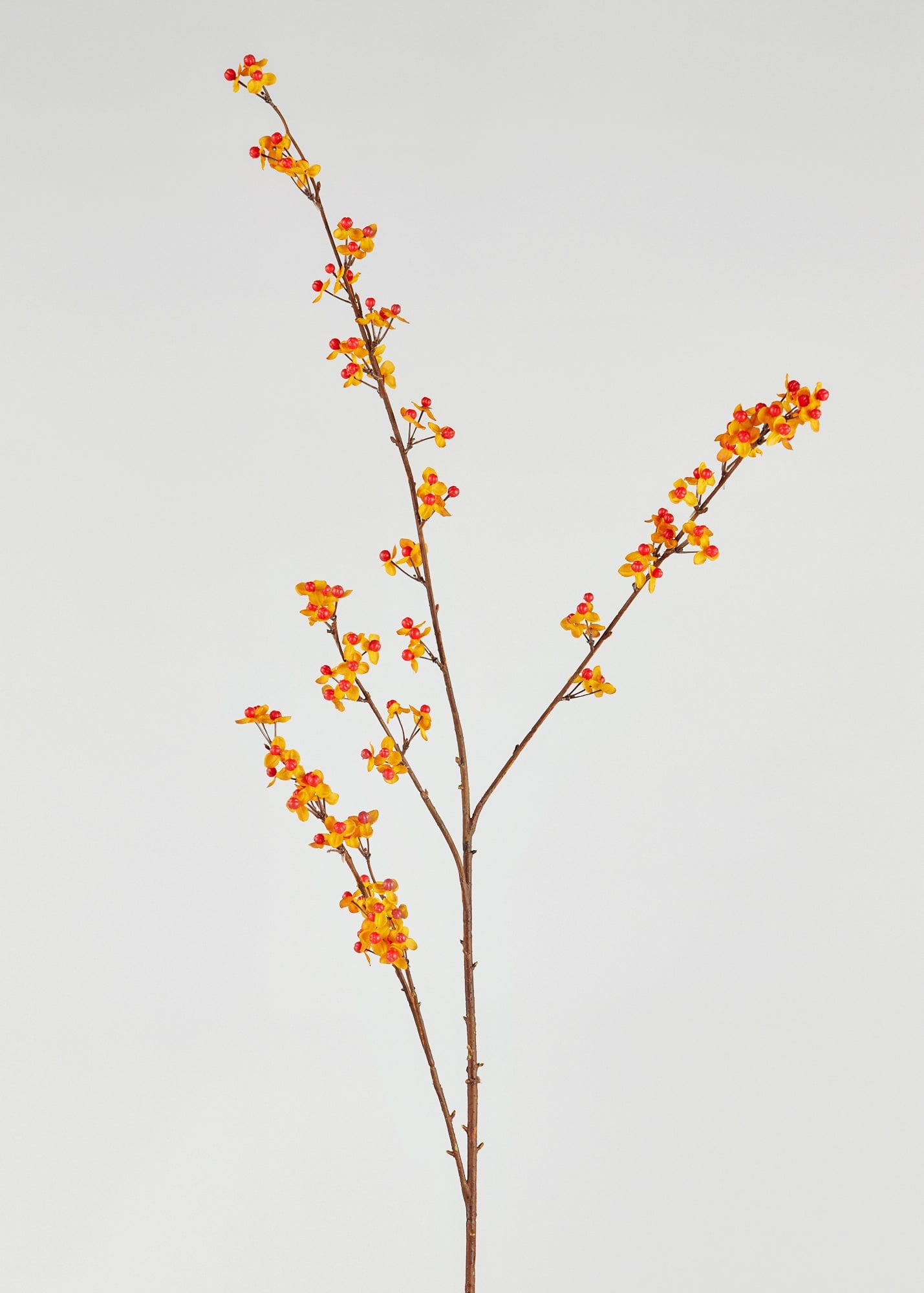 Afloral Artificial Flower Branches in Orange Fall Bittersweet Branch