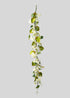 Artificial Blooming Hydrangea Flower Garland in Cream