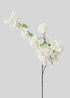 Luxe Artificial Flowers White Faux Cherry Blossoms at Afloral