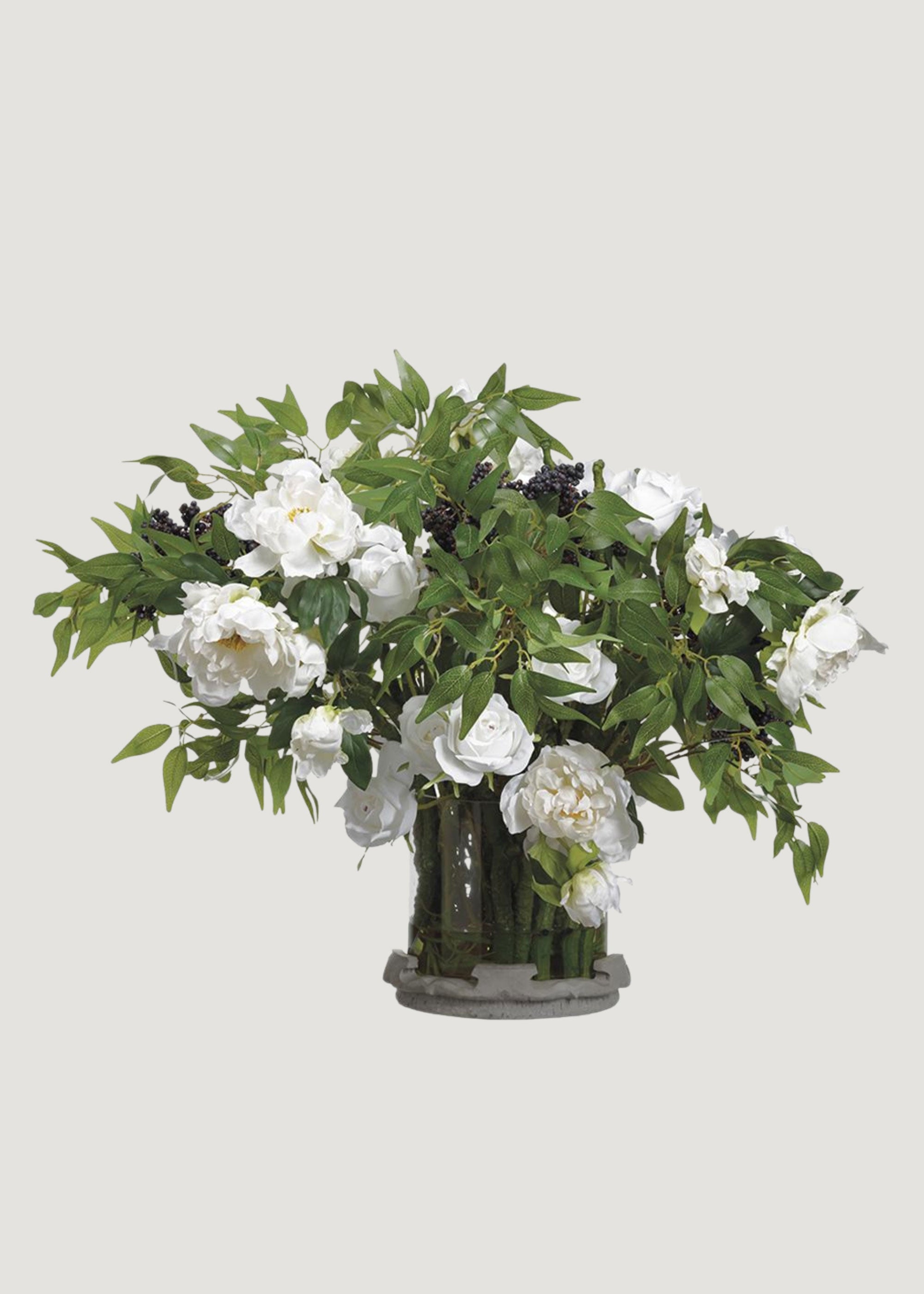 Artificial Rose and Peony Arrangement