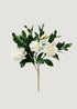 Deluxe Cream Artificial Gardenia Flower Branch