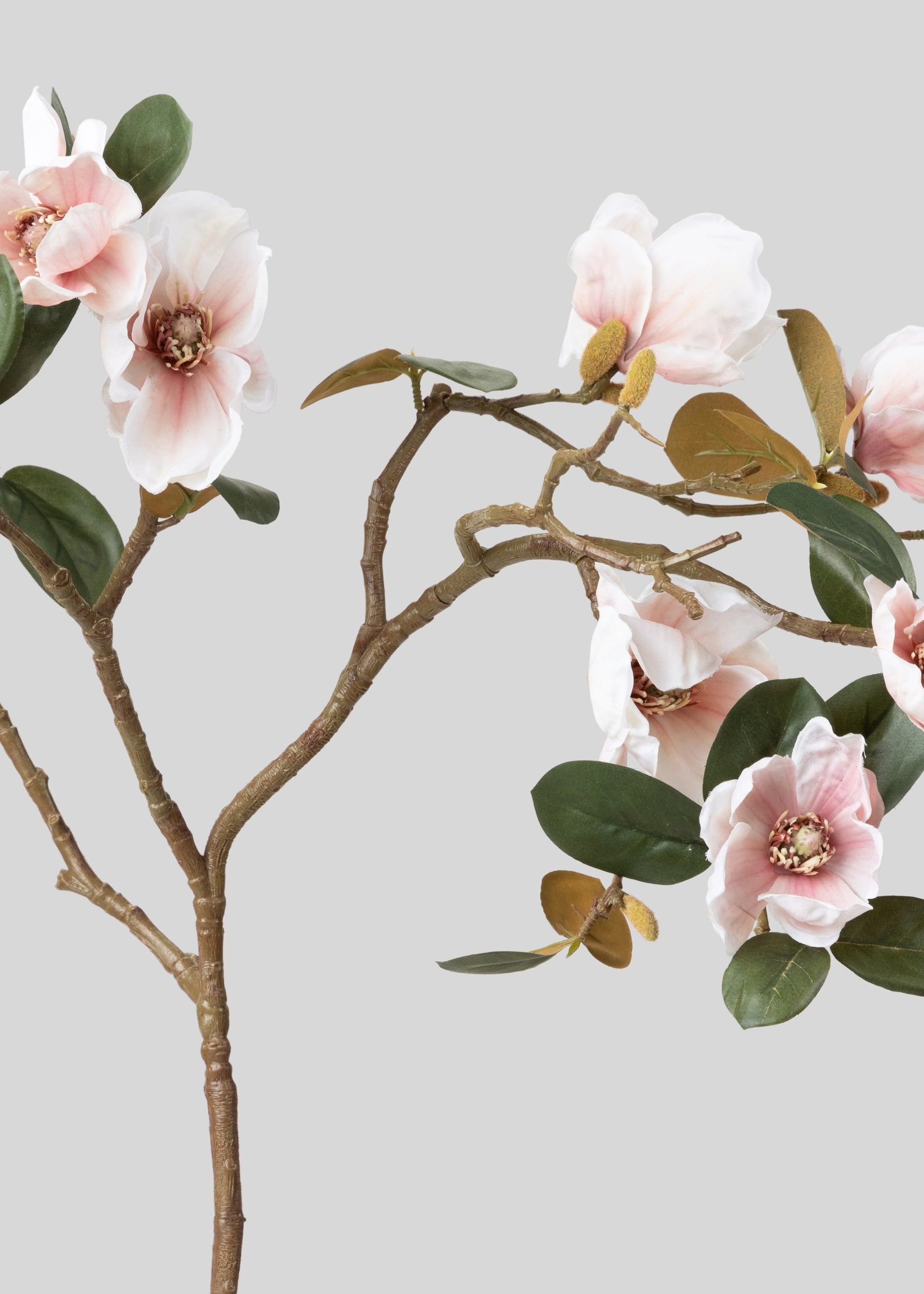 Blush Pink Faux Magnolia Flowers