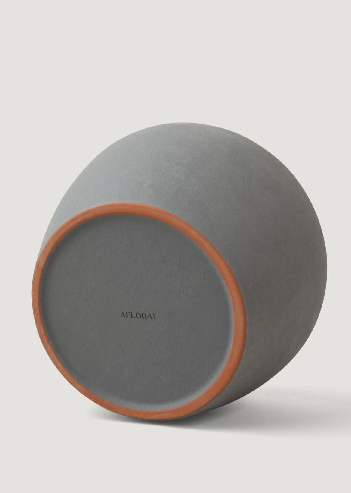 Bottom of Smokey Slate Clay Table Vase