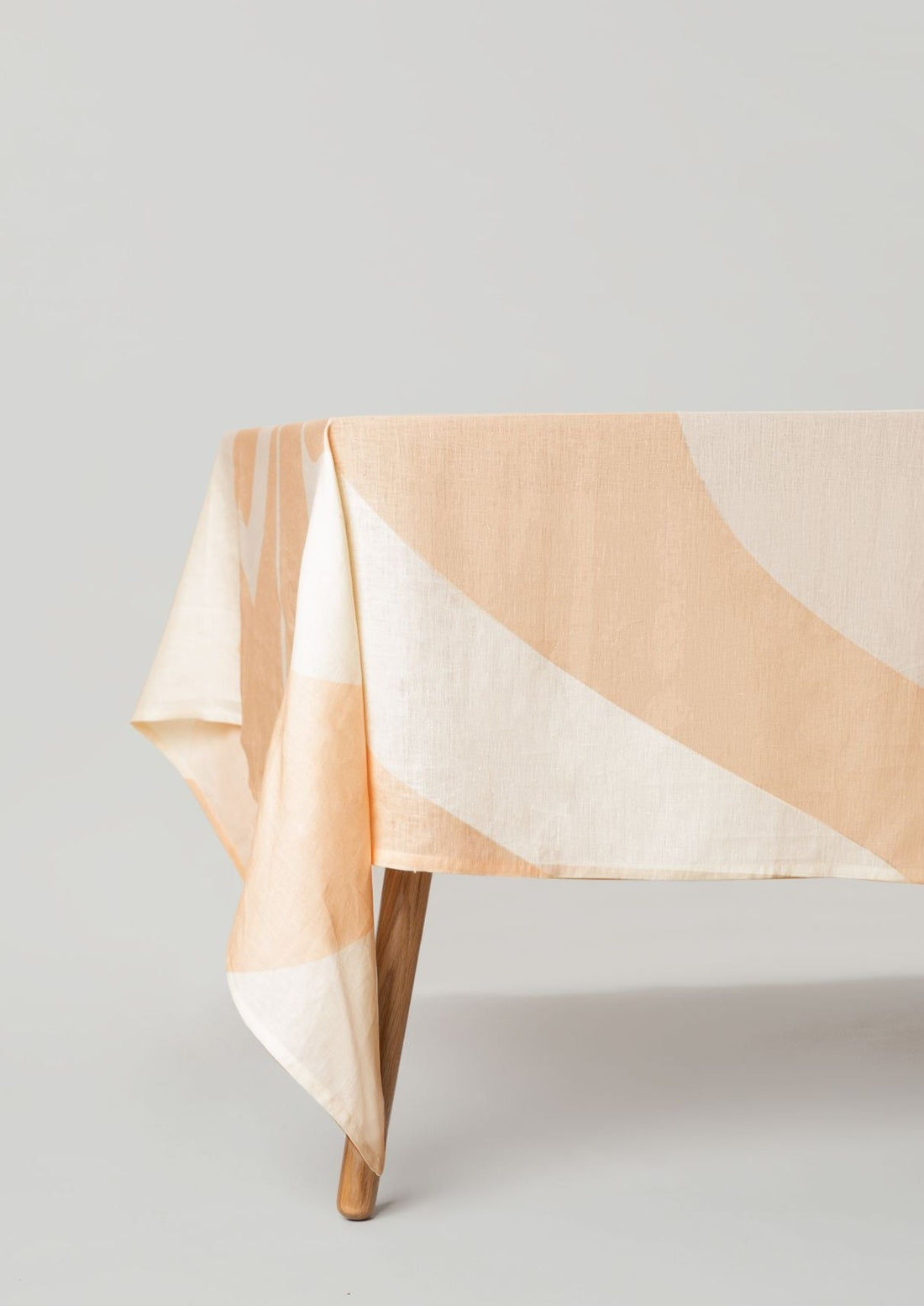 Handmade Linen Tablecloth in Sand by Misette