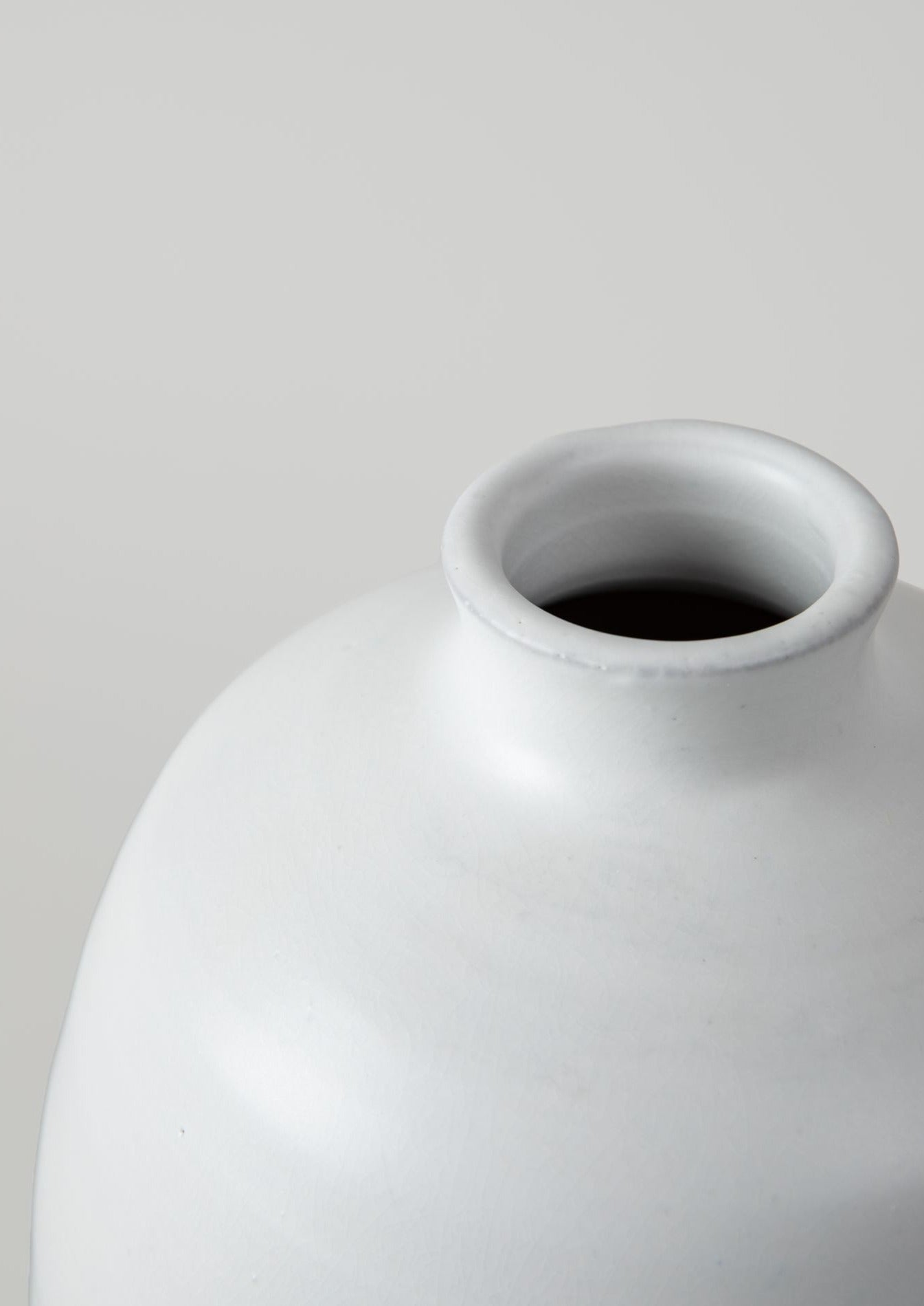 Handmade Ceramic Vase in Matte White