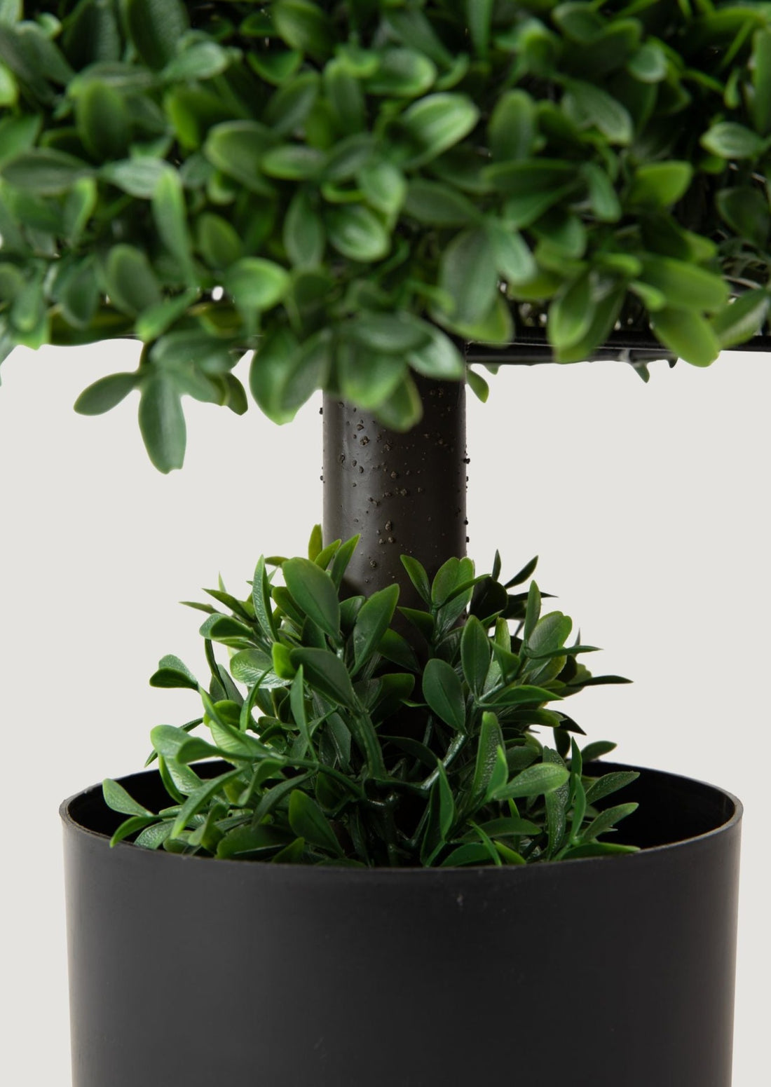 Faux Potted Boxwood Topiary