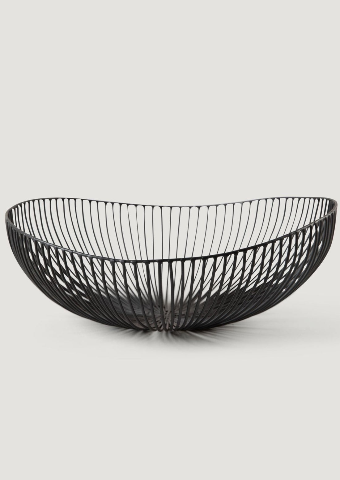 Serax Handcrafted Iron Metal Basket in Black